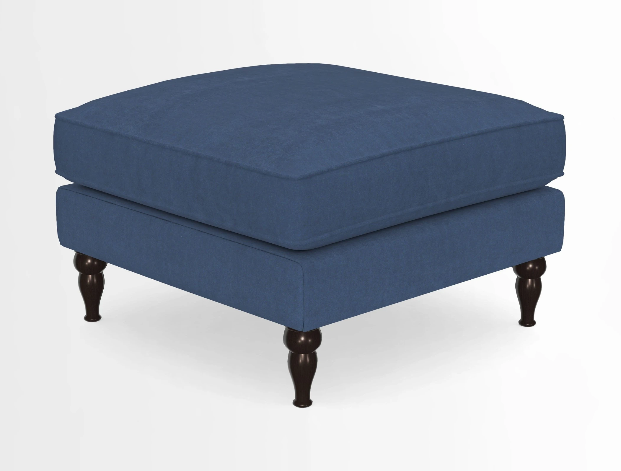 Cooksbridge Standard Footstool in Two Tone Plain Biscuit