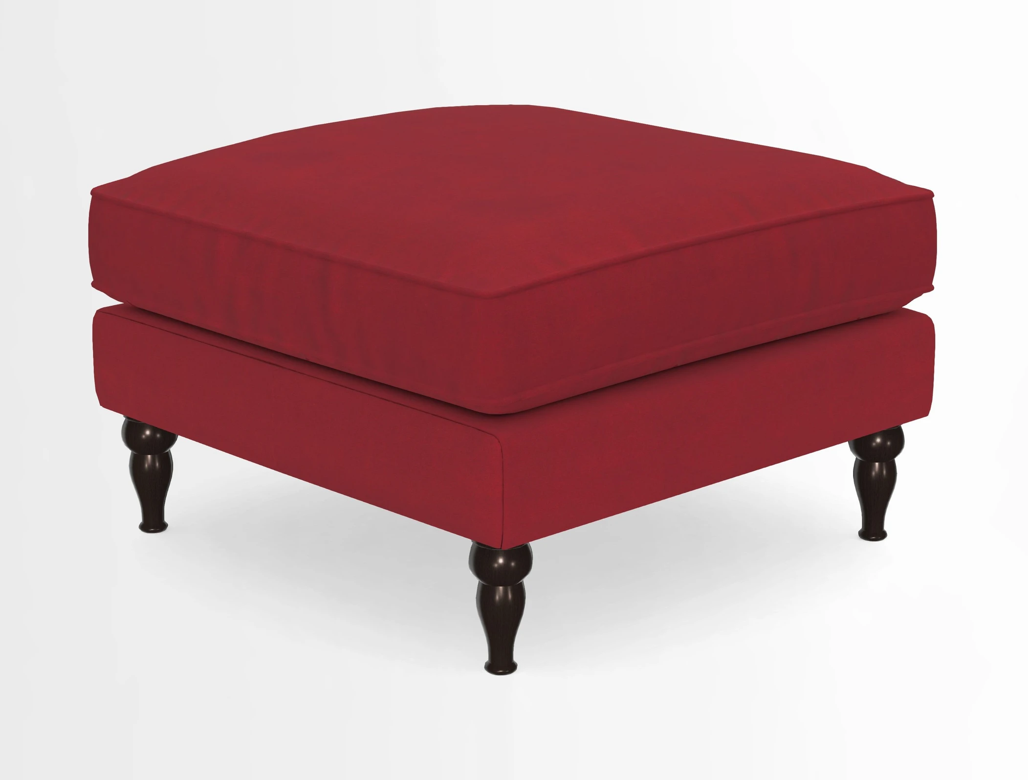 Cooksbridge Standard Footstool in Two Tone Plain Biscuit