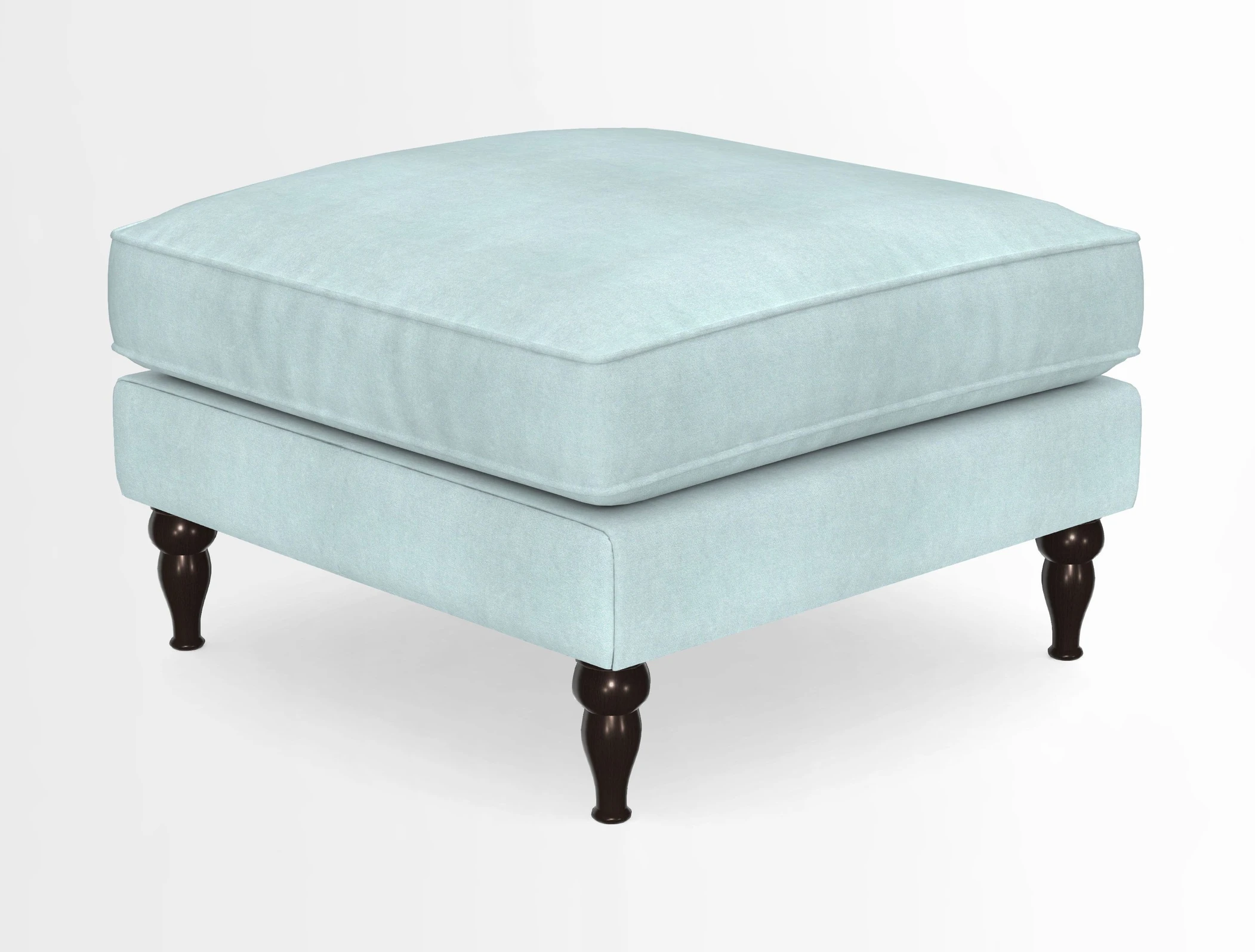 Cooksbridge Standard Footstool in Two Tone Plain Biscuit