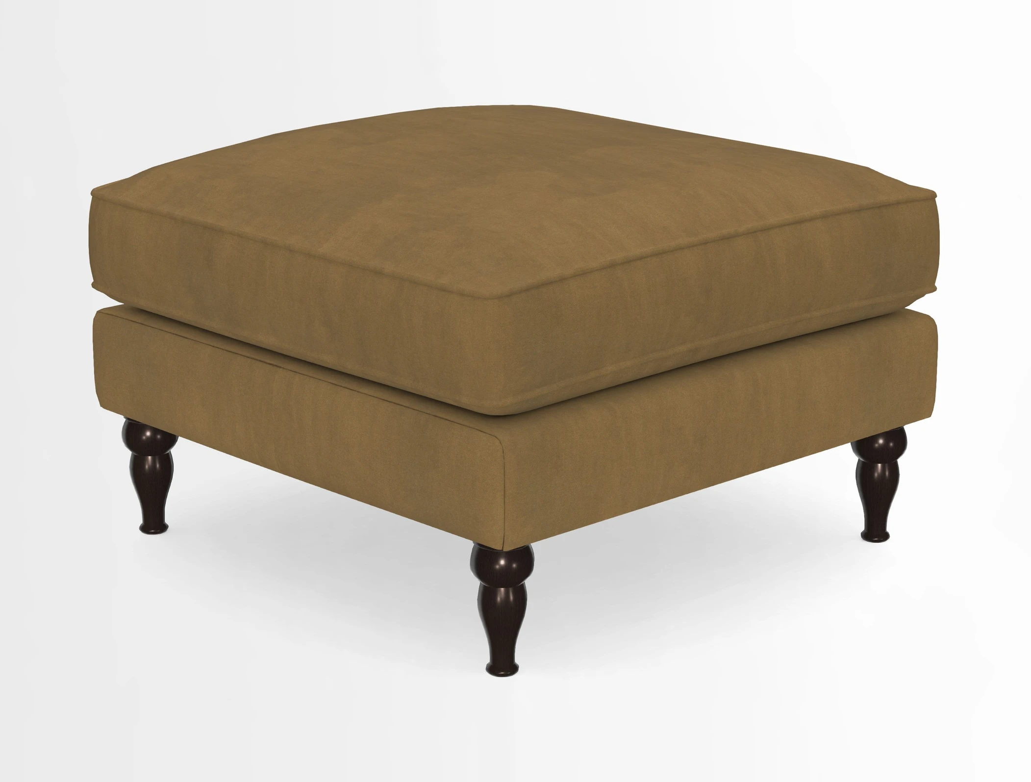 Cooksbridge Standard Footstool in Two Tone Plain Biscuit
