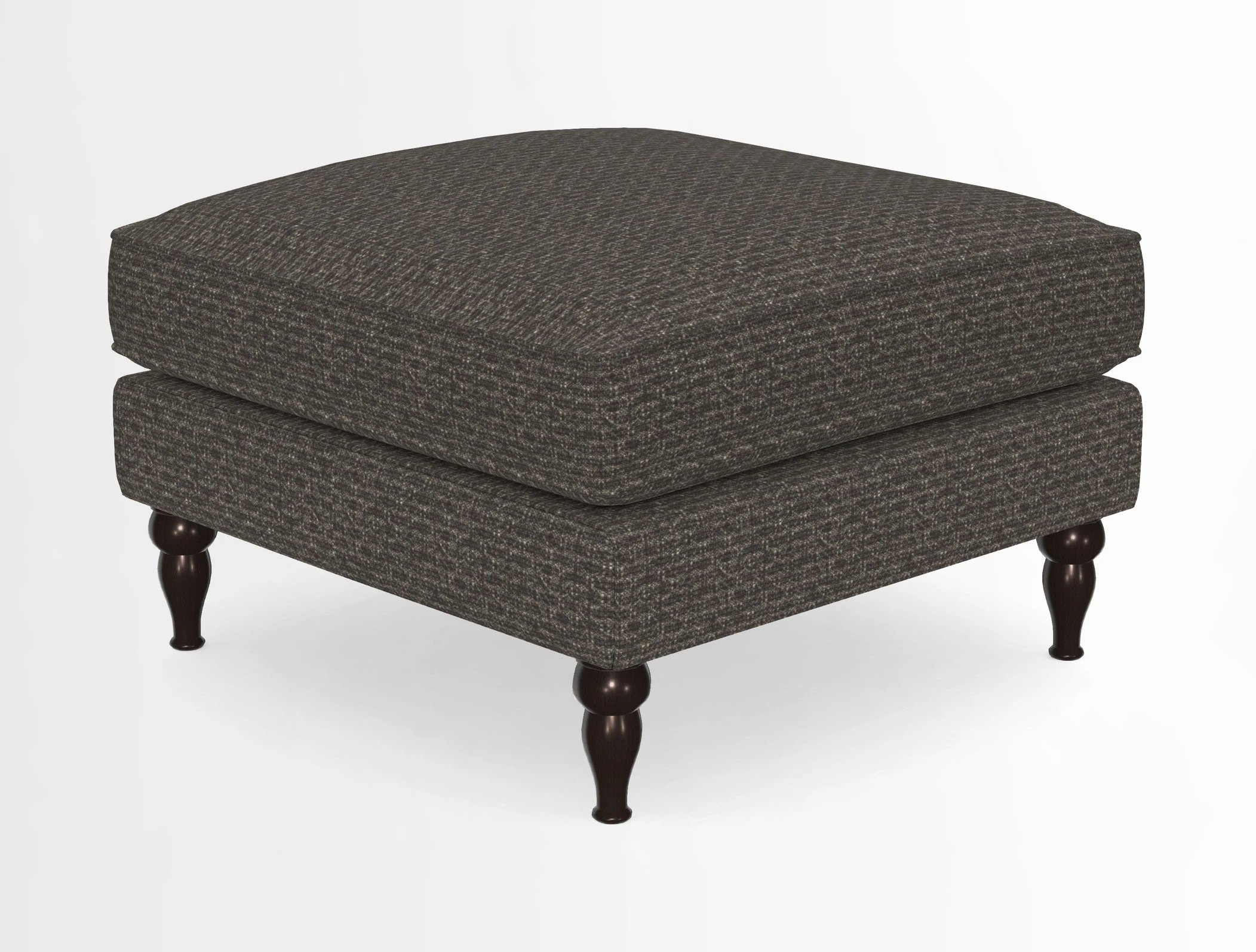 Cooksbridge Standard Footstool in Two Tone Plain Biscuit