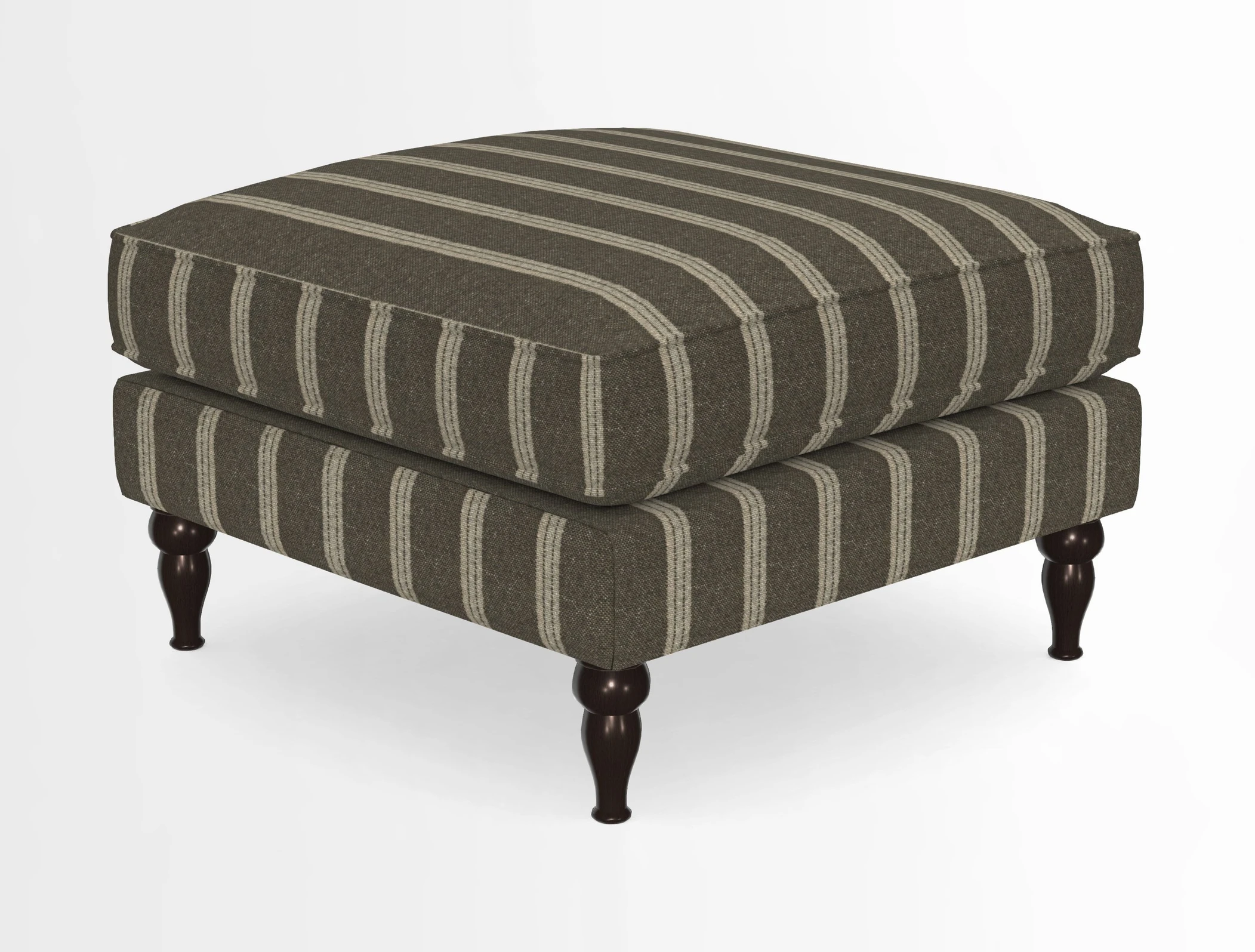 Cooksbridge Standard Footstool in Two Tone Plain Biscuit