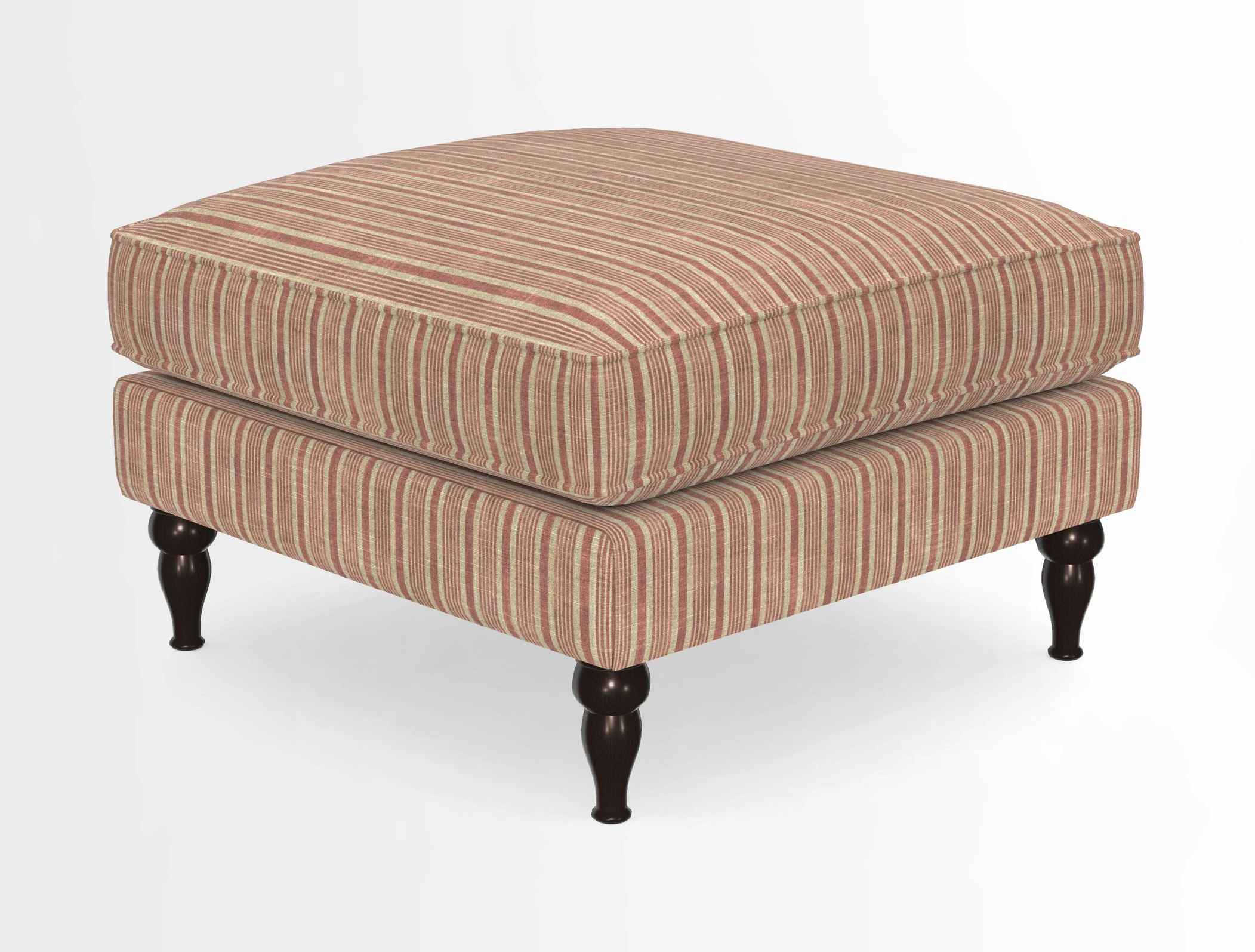 Cooksbridge Standard Footstool in Two Tone Plain Biscuit