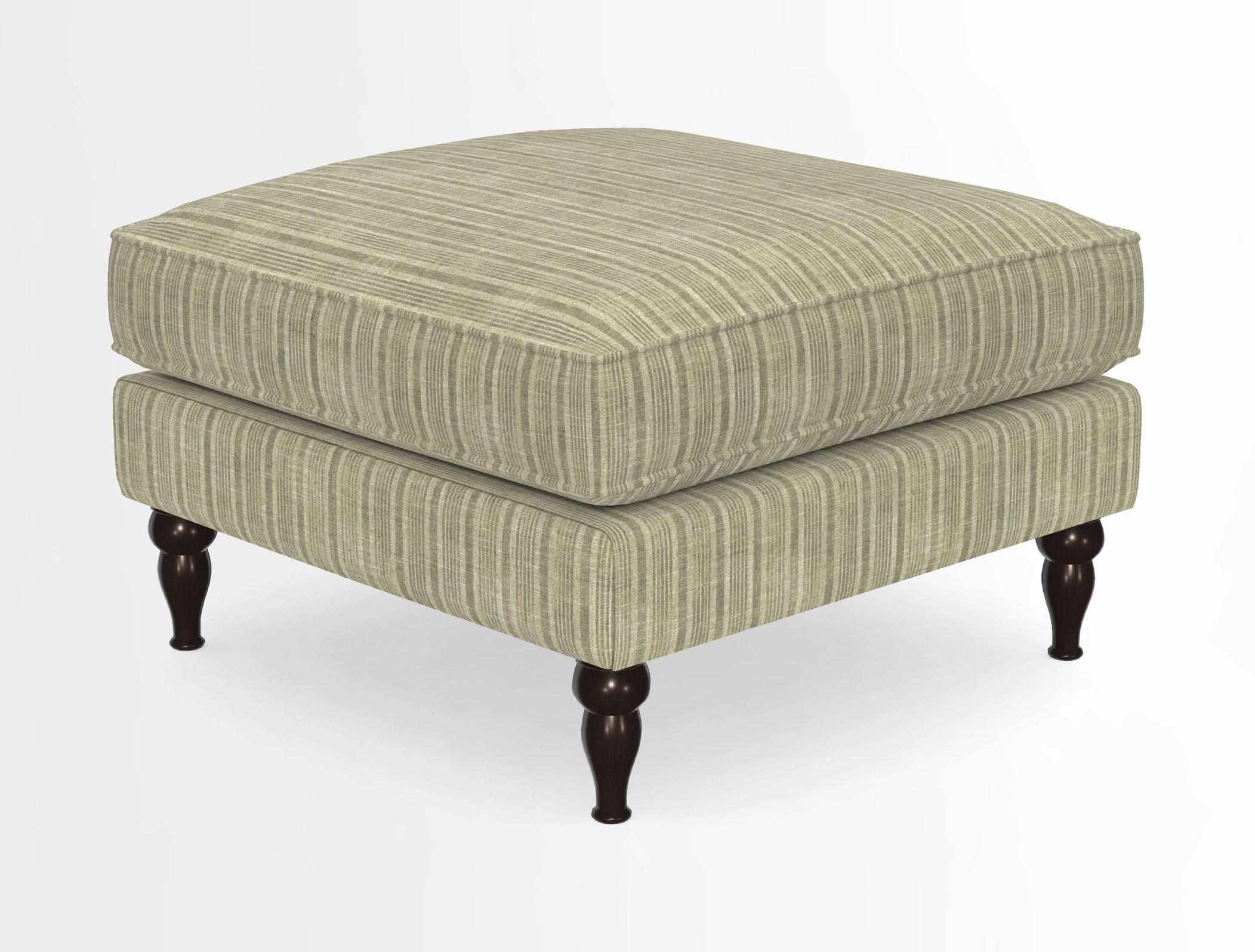 Cooksbridge Standard Footstool in Two Tone Plain Biscuit