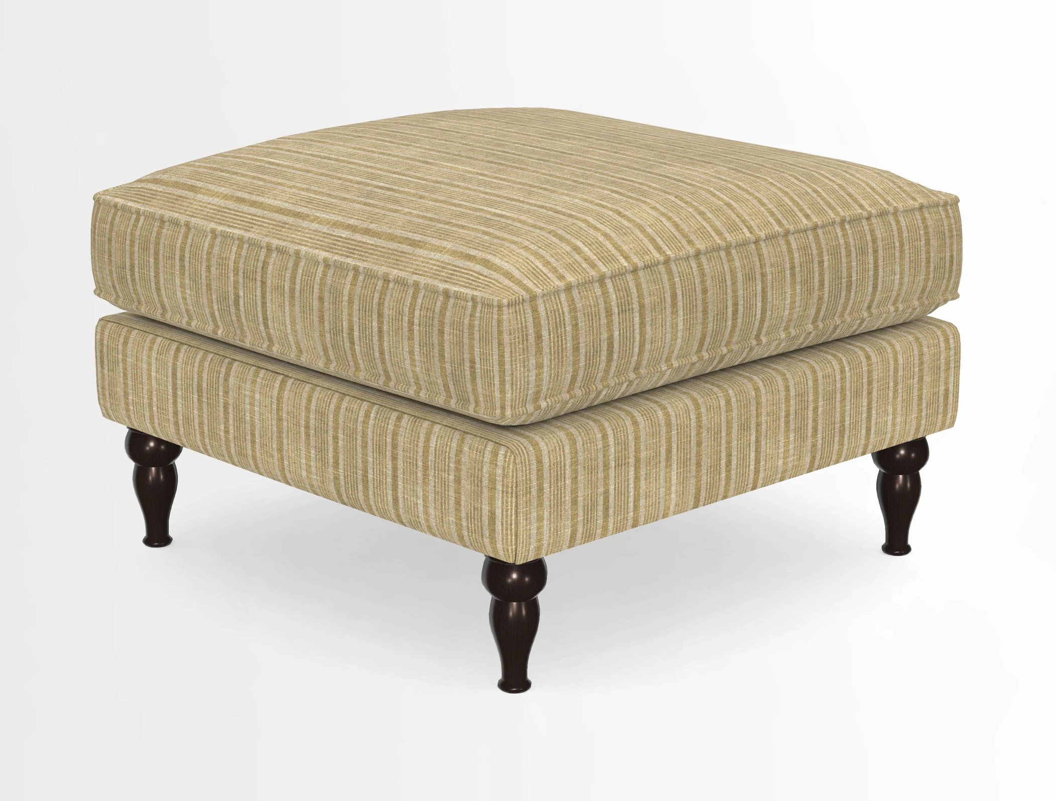 Cooksbridge Standard Footstool in Two Tone Plain Biscuit