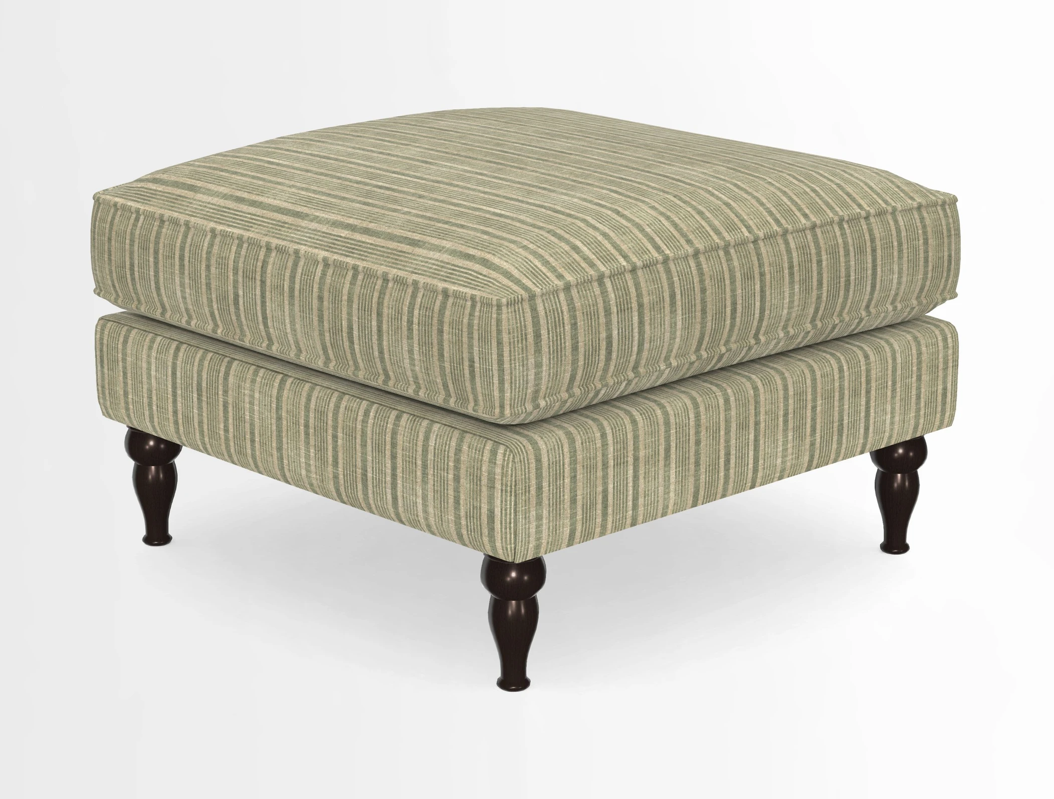 Cooksbridge Standard Footstool in Two Tone Plain Biscuit