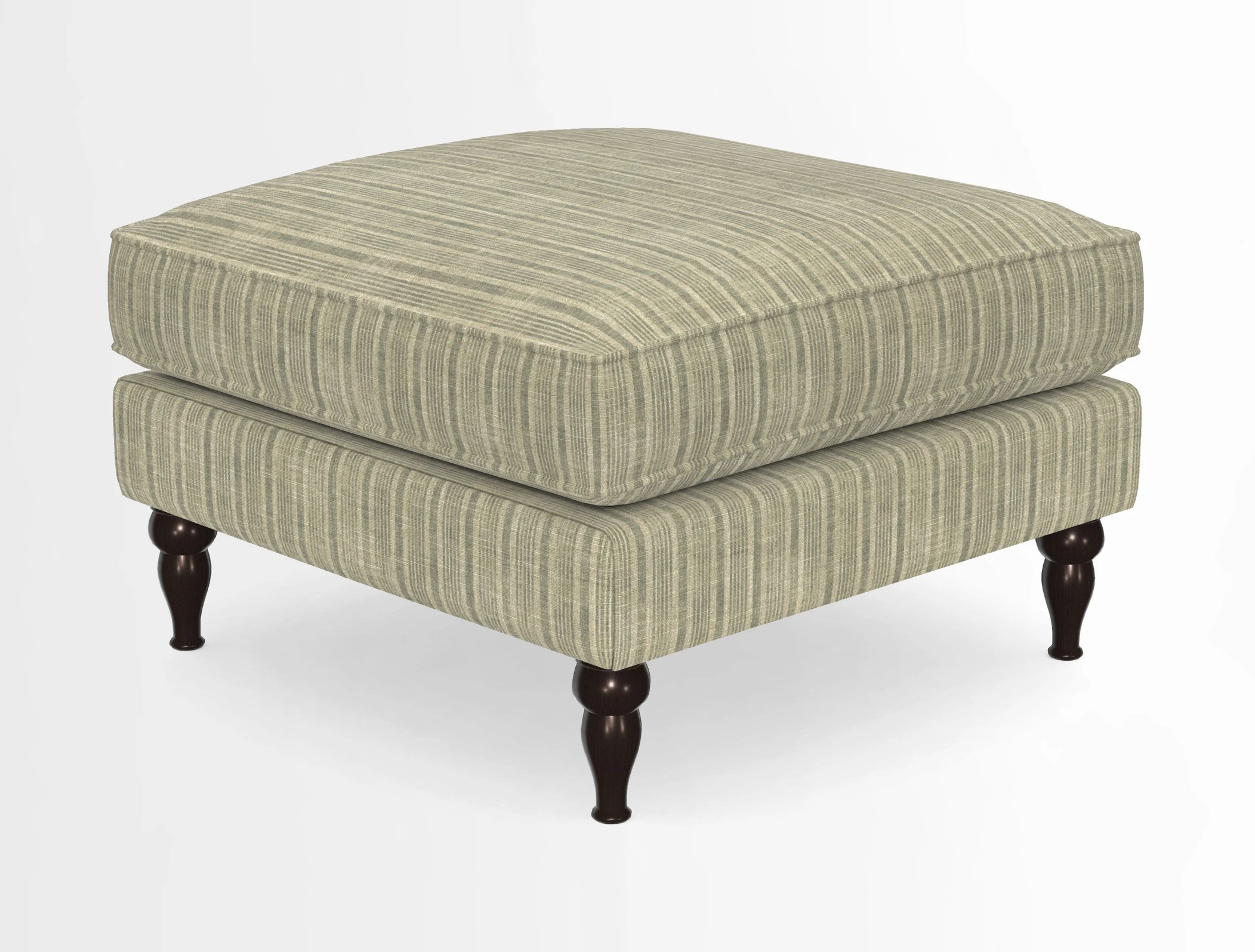 Cooksbridge Standard Footstool in Two Tone Plain Biscuit
