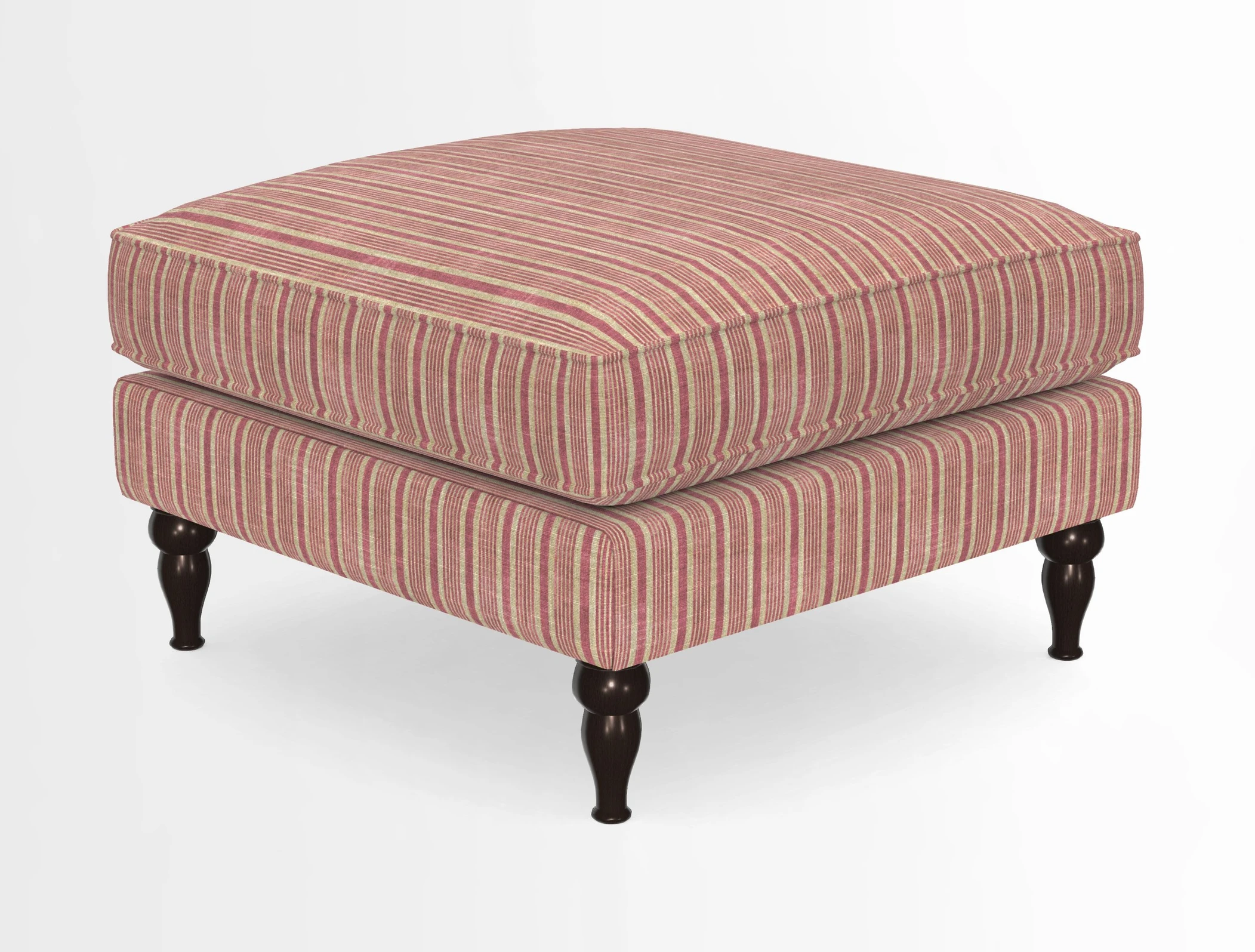 Cooksbridge Standard Footstool in Two Tone Plain Biscuit