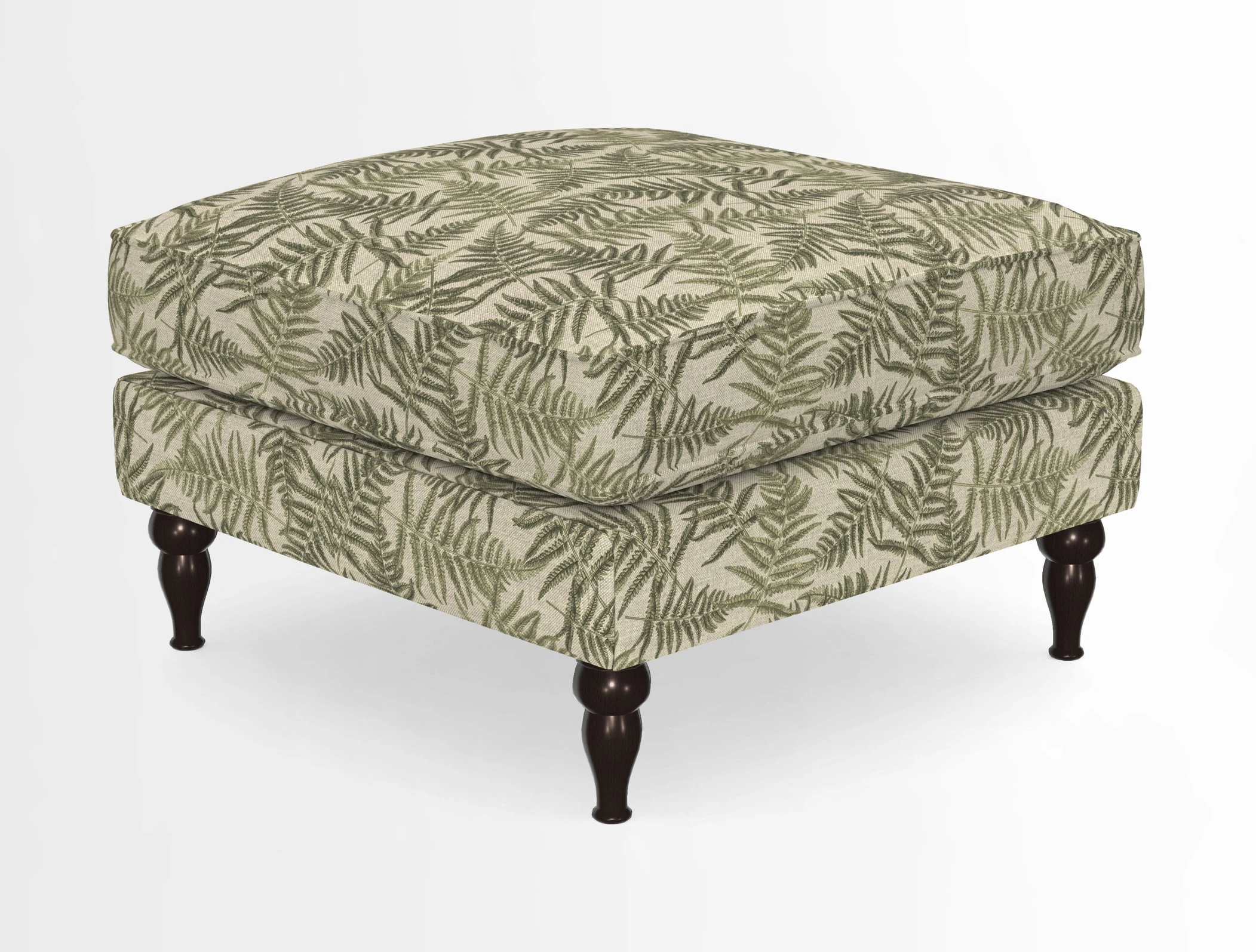 Cooksbridge Standard Footstool in Two Tone Plain Biscuit