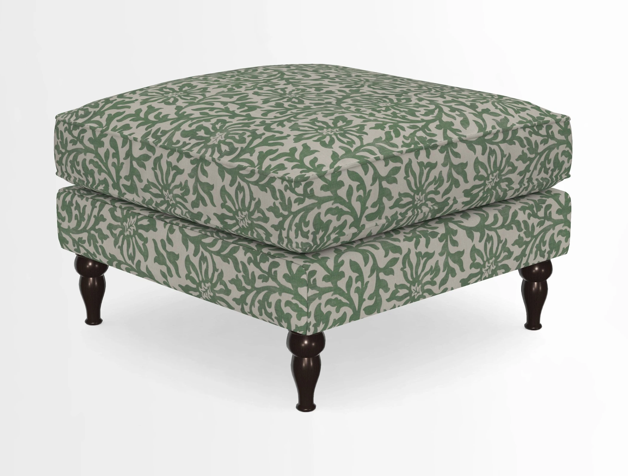 Cooksbridge Standard Footstool in Two Tone Plain Biscuit