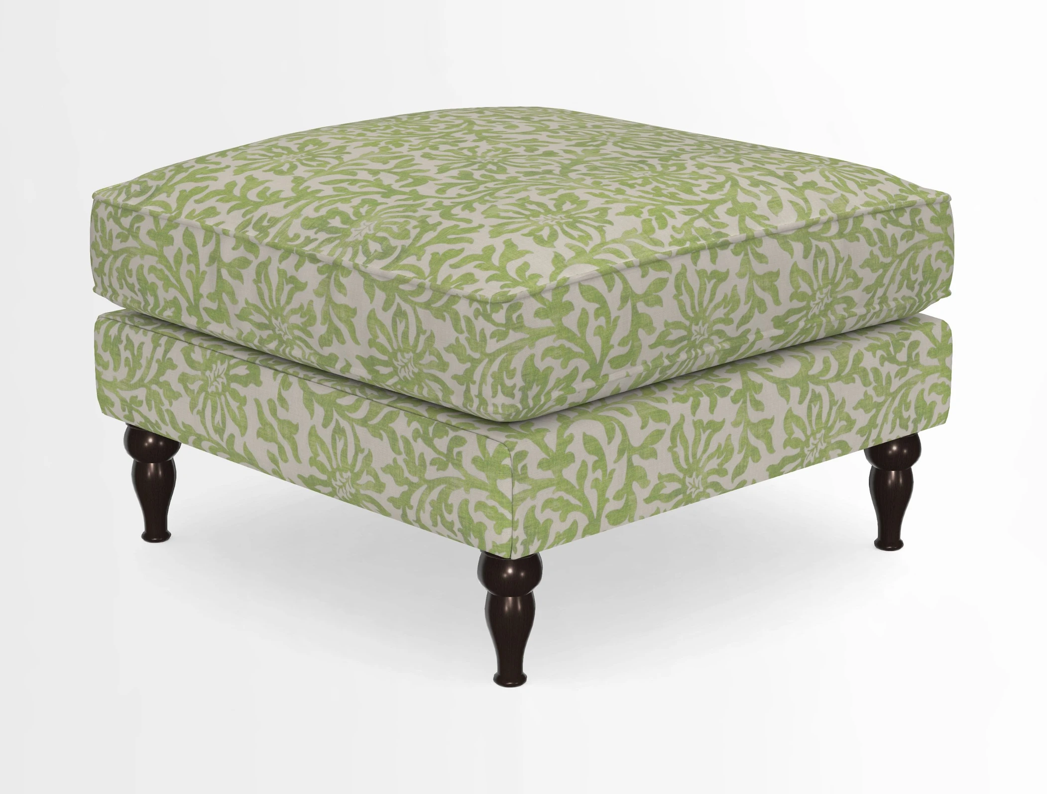 Cooksbridge Standard Footstool in Two Tone Plain Biscuit