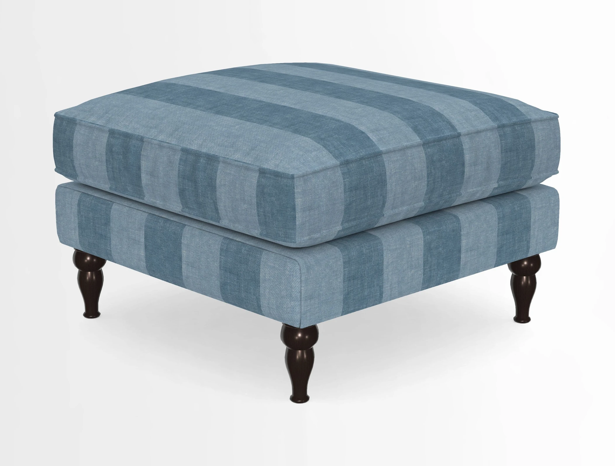 Cooksbridge Standard Footstool in Two Tone Plain Biscuit