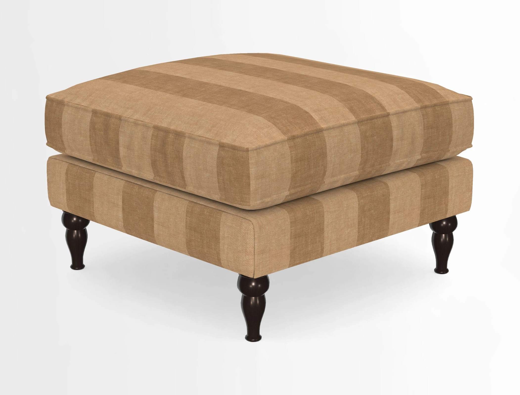 Cooksbridge Standard Footstool in Two Tone Plain Biscuit