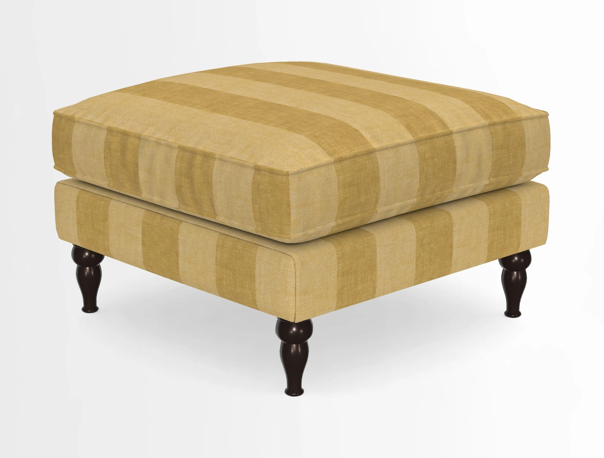 Cooksbridge Standard Footstool in Two Tone Plain Biscuit