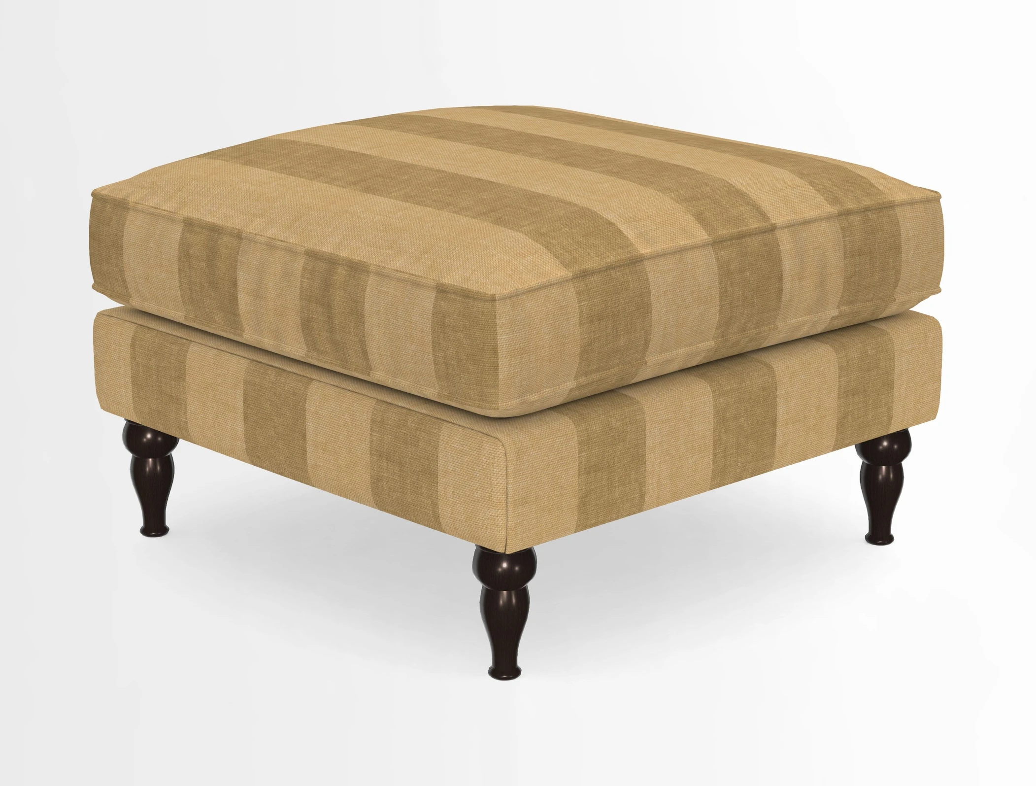 Cooksbridge Standard Footstool in Two Tone Plain Biscuit