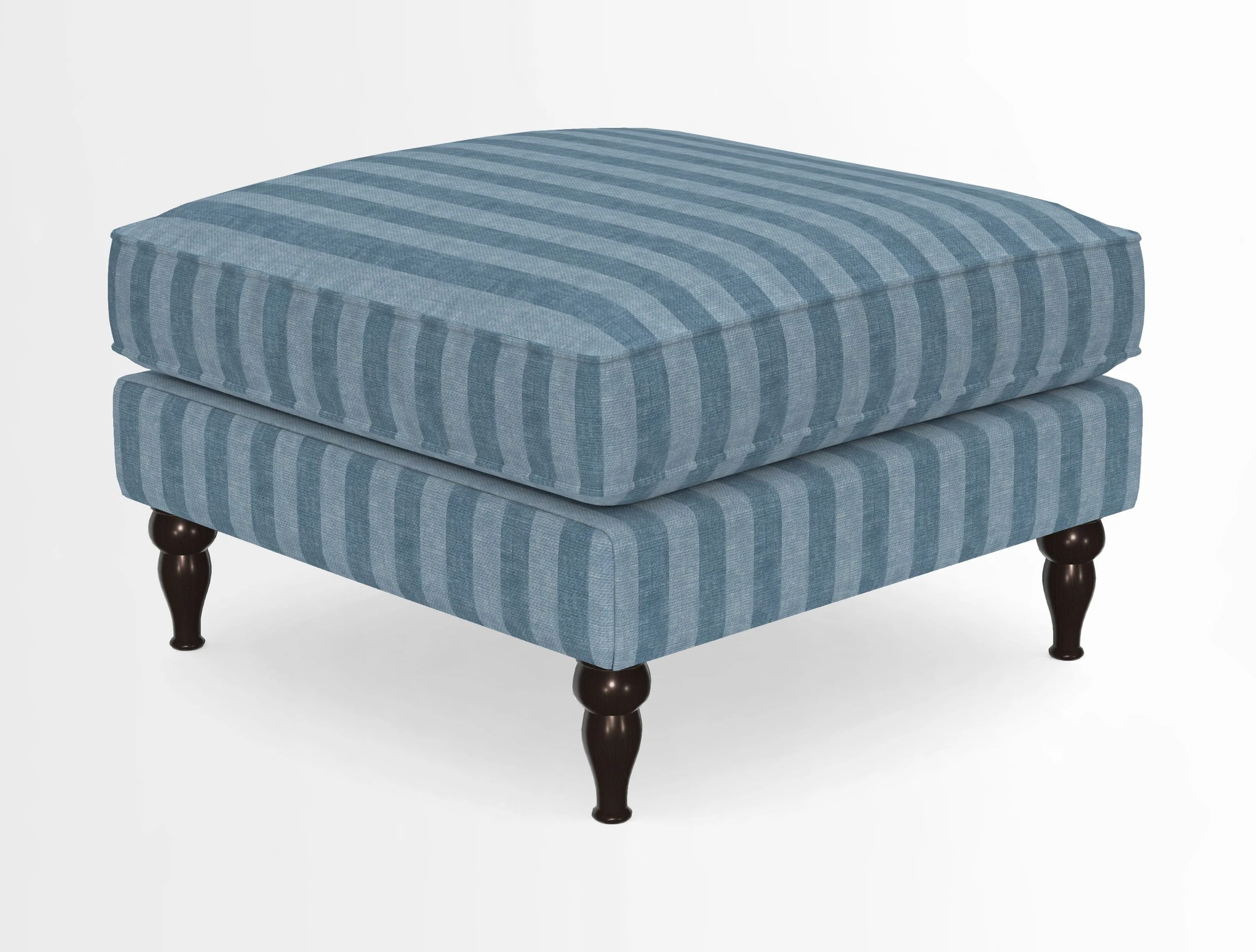 Cooksbridge Standard Footstool in Two Tone Plain Biscuit