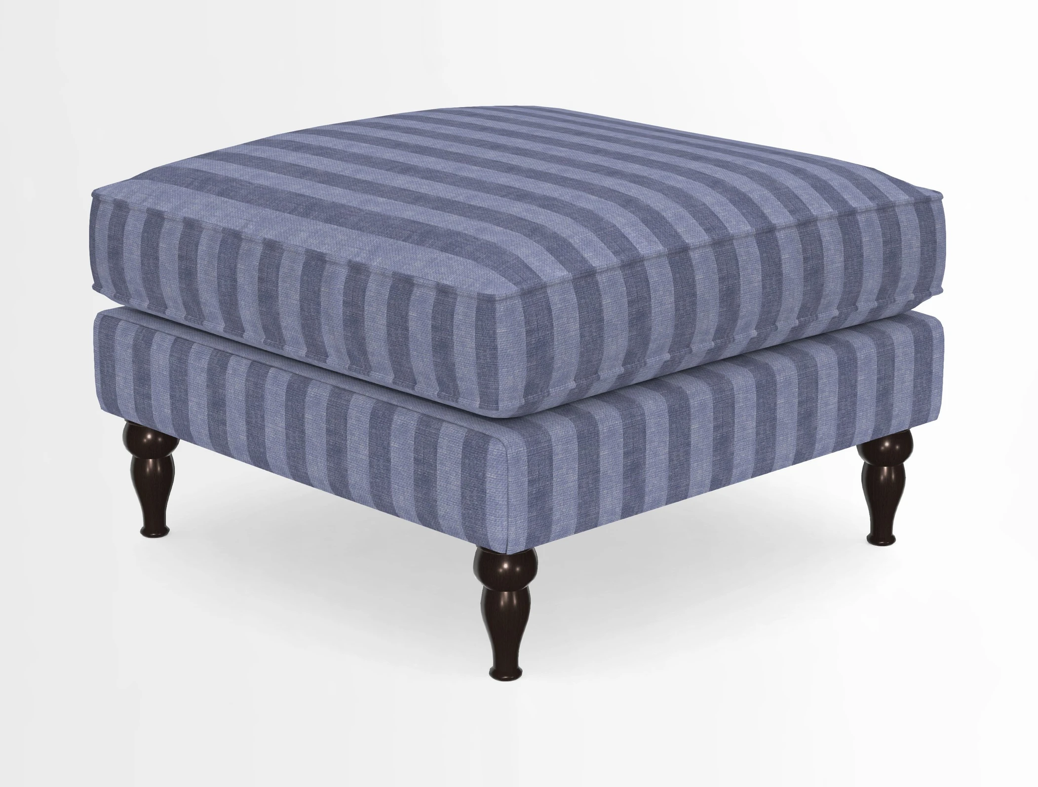 Cooksbridge Standard Footstool in Two Tone Plain Biscuit