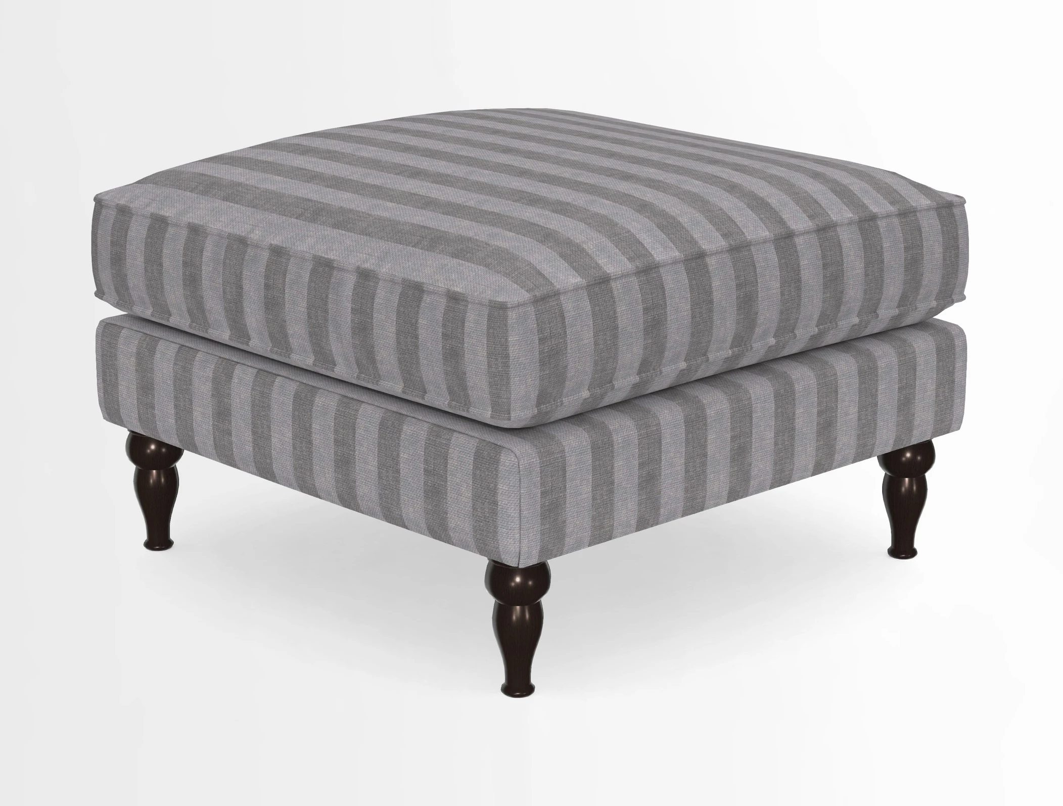 Cooksbridge Standard Footstool in Two Tone Plain Biscuit