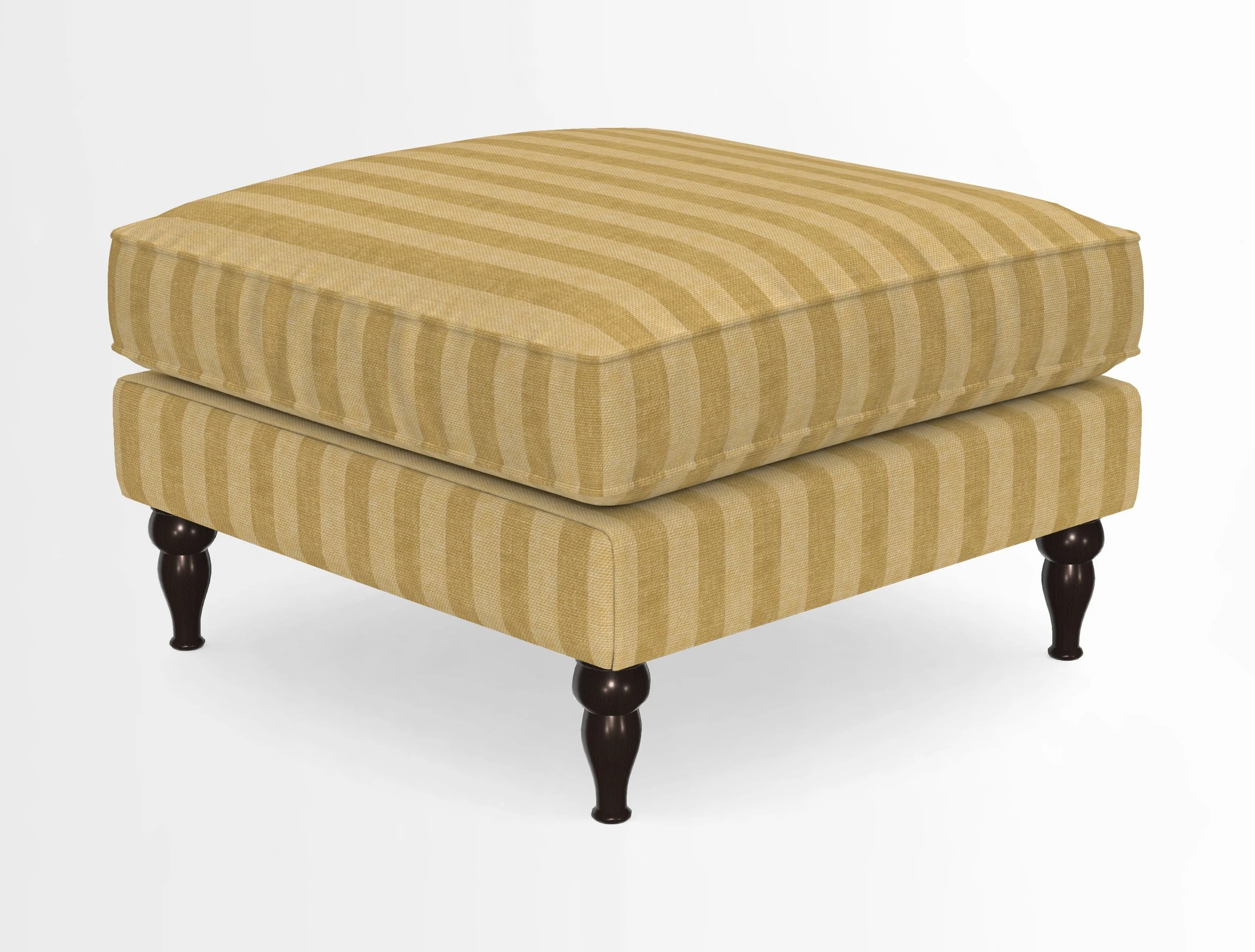 Cooksbridge Standard Footstool in Two Tone Plain Biscuit