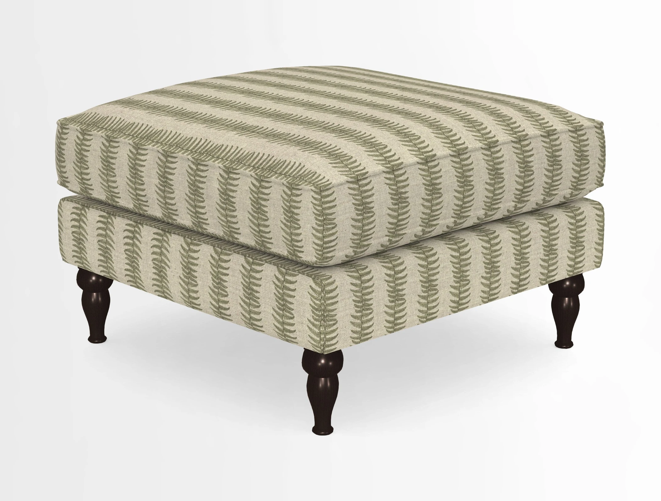 Cooksbridge Standard Footstool in Two Tone Plain Biscuit
