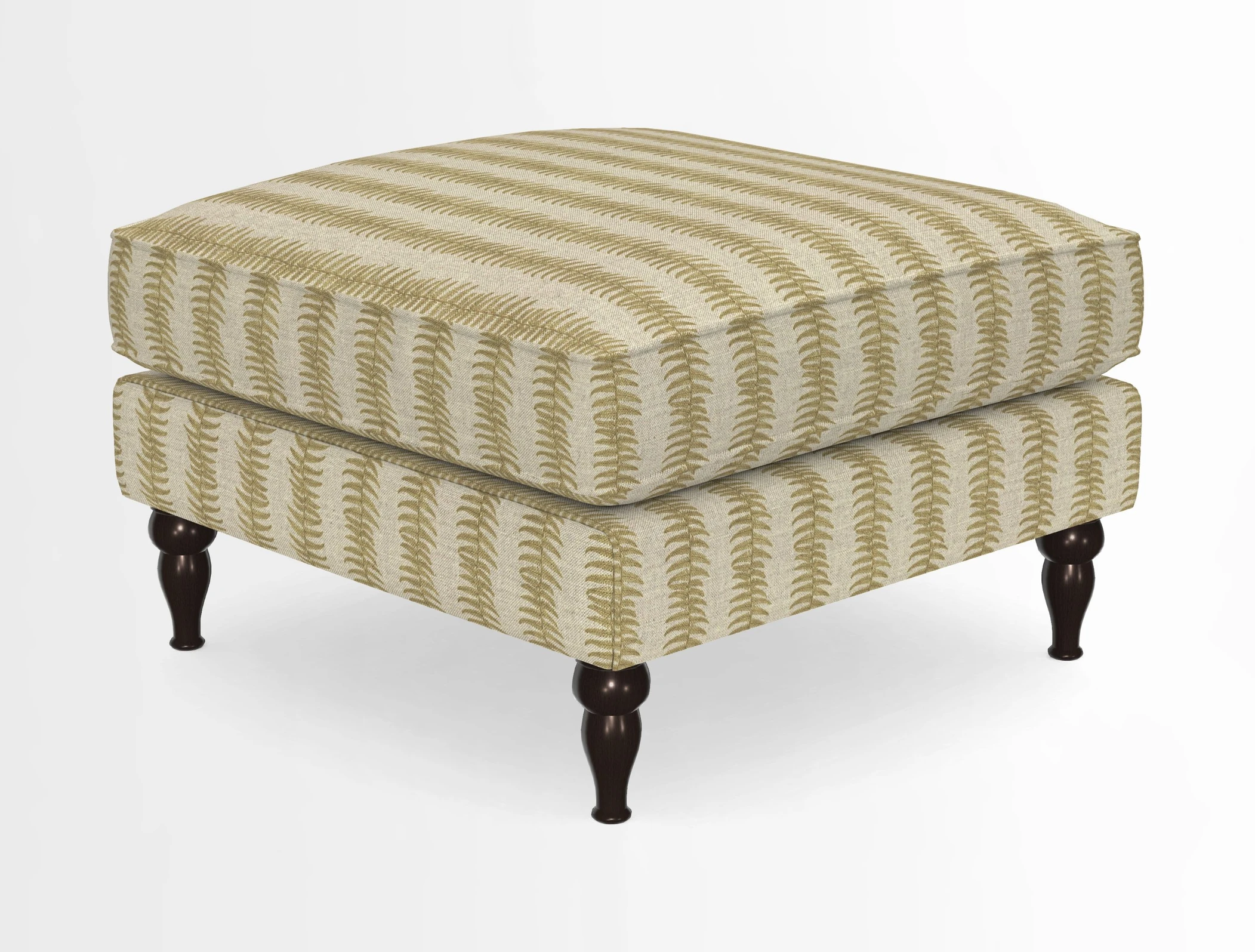 Cooksbridge Standard Footstool in Two Tone Plain Biscuit