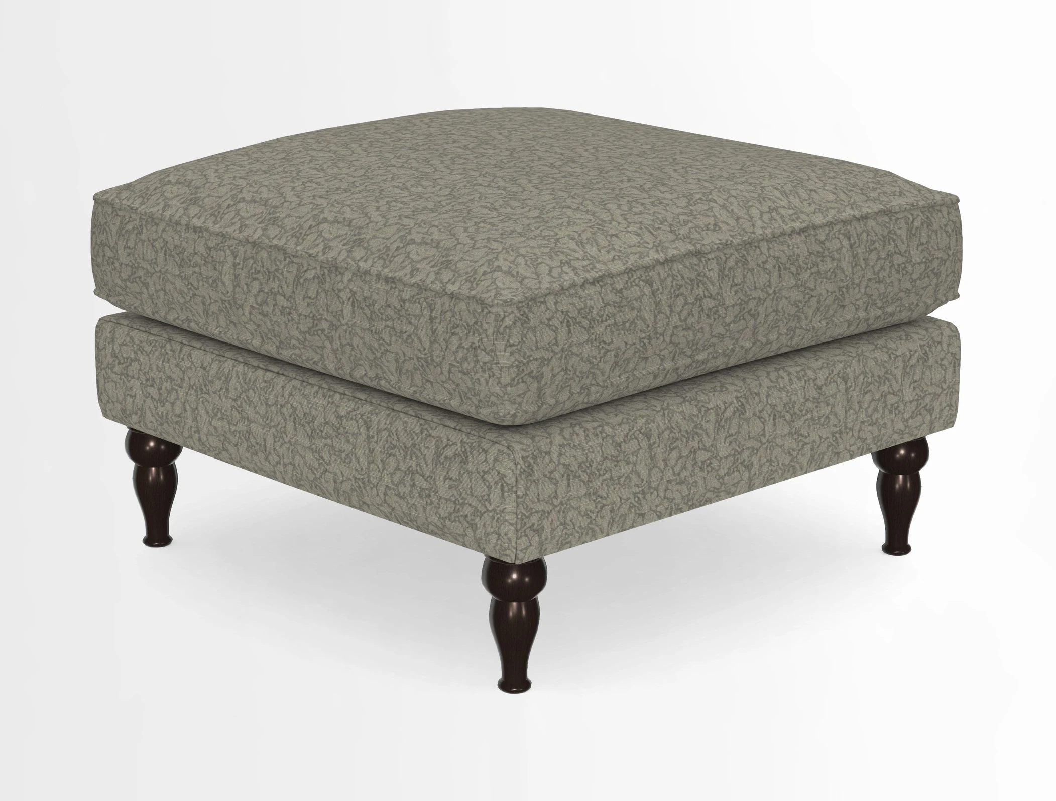 Cooksbridge Standard Footstool in Two Tone Plain Biscuit