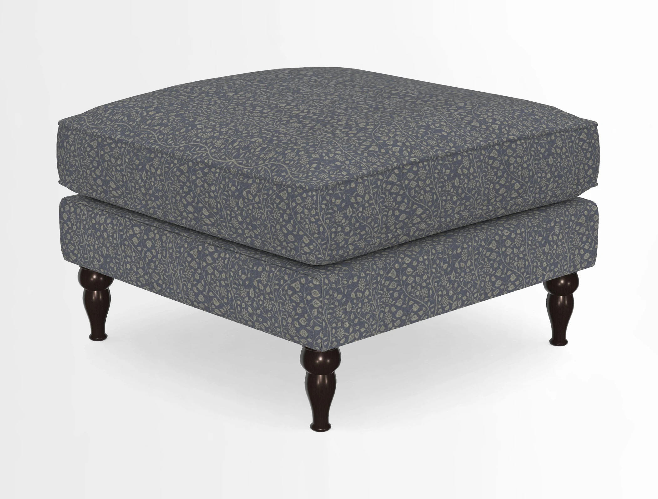 Cooksbridge Standard Footstool in Two Tone Plain Biscuit