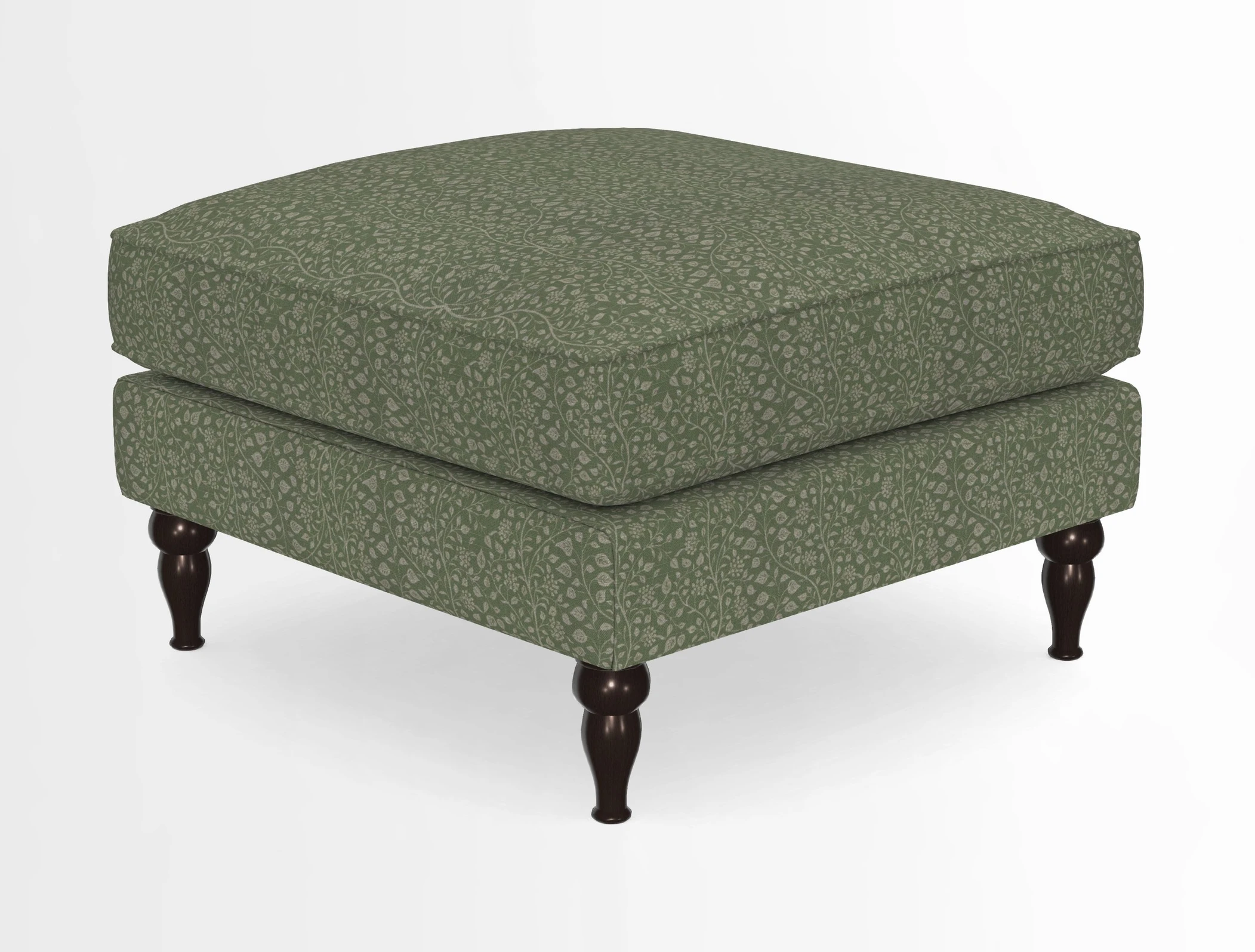 Cooksbridge Standard Footstool in Two Tone Plain Biscuit