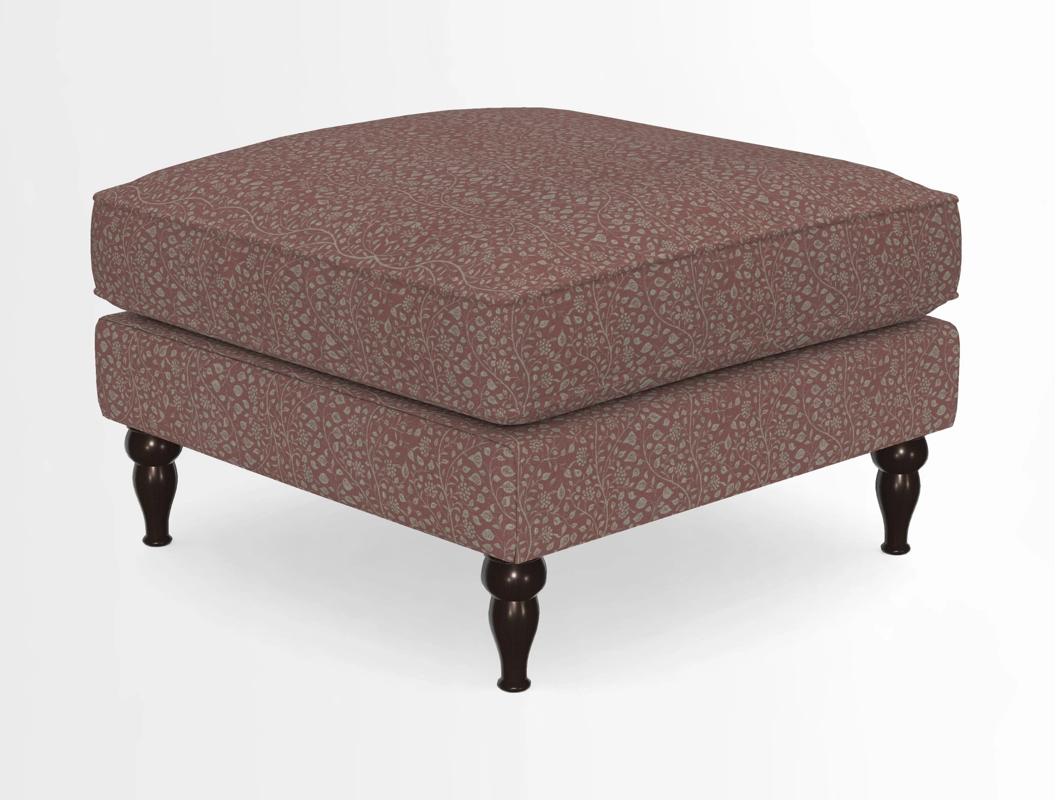 Cooksbridge Standard Footstool in Two Tone Plain Biscuit