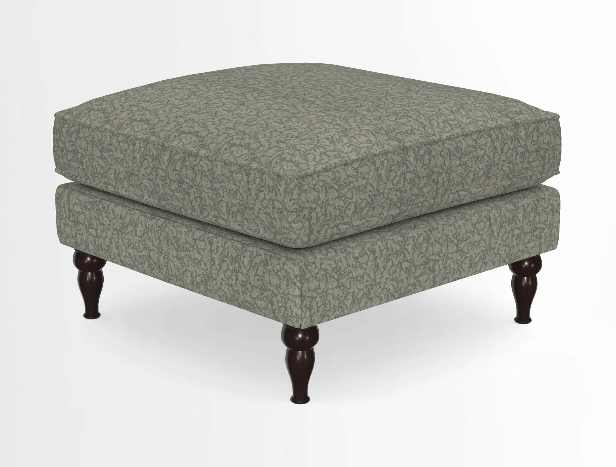 Cooksbridge Standard Footstool in Two Tone Plain Biscuit
