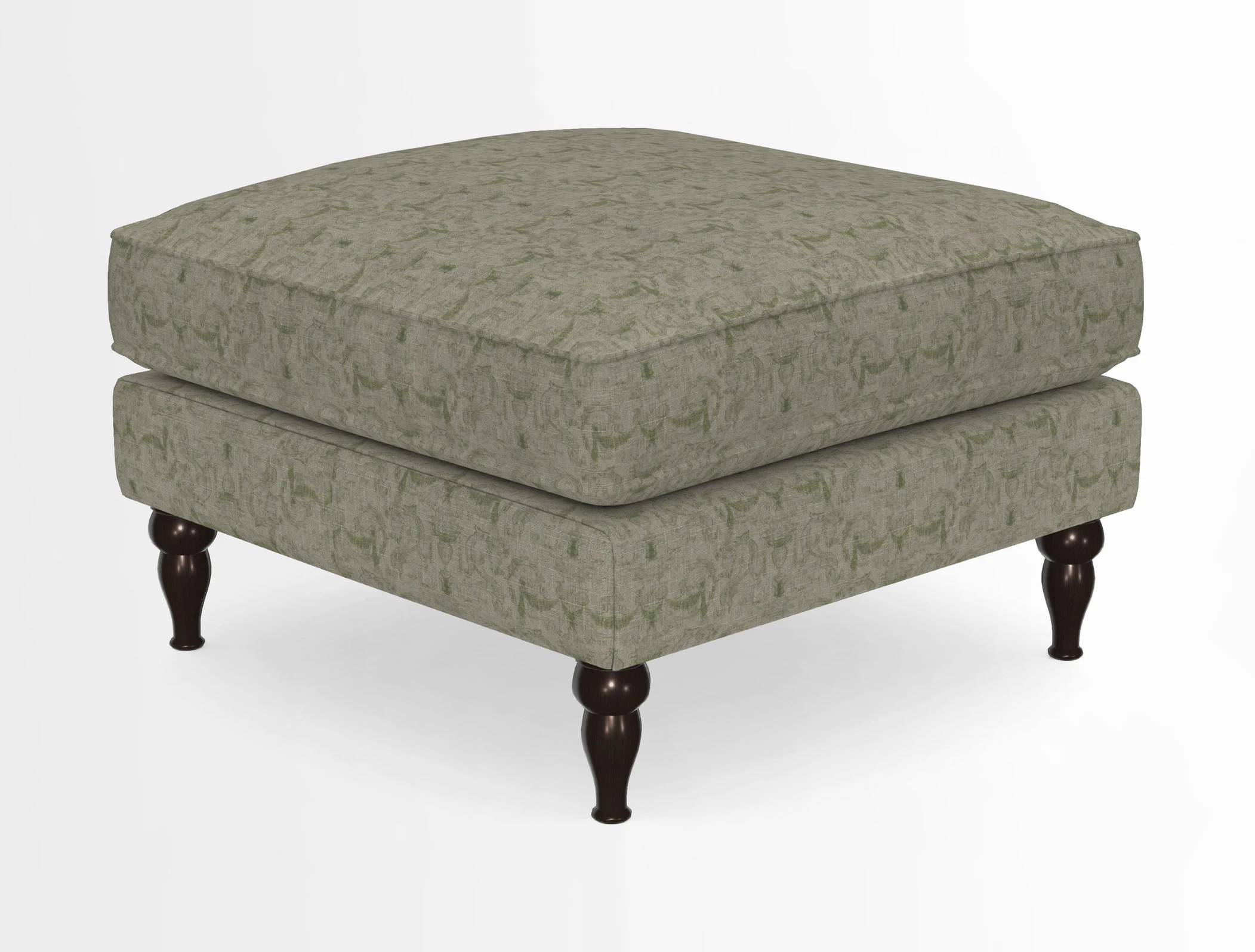 Cooksbridge Standard Footstool in Two Tone Plain Biscuit