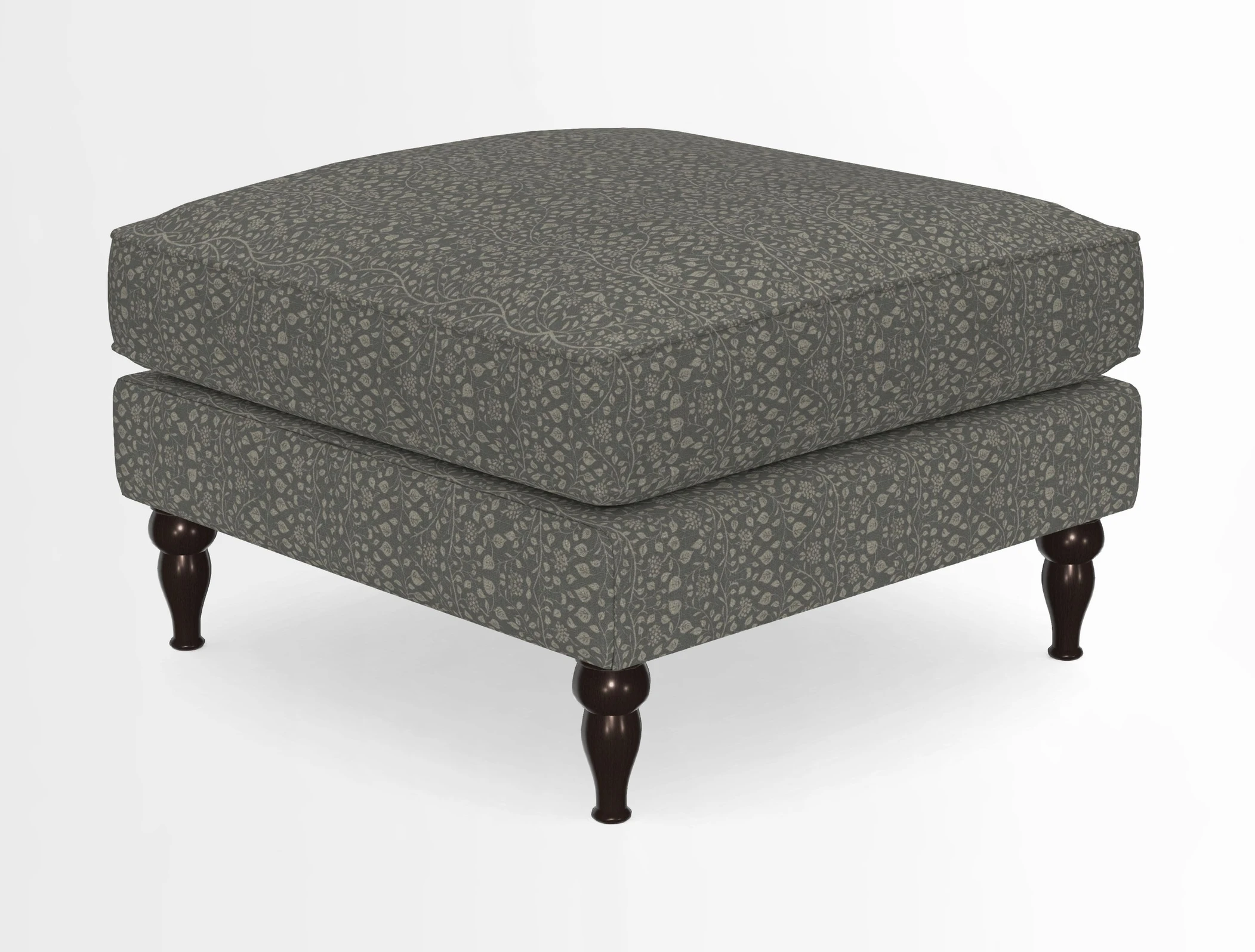 Cooksbridge Standard Footstool in Two Tone Plain Biscuit