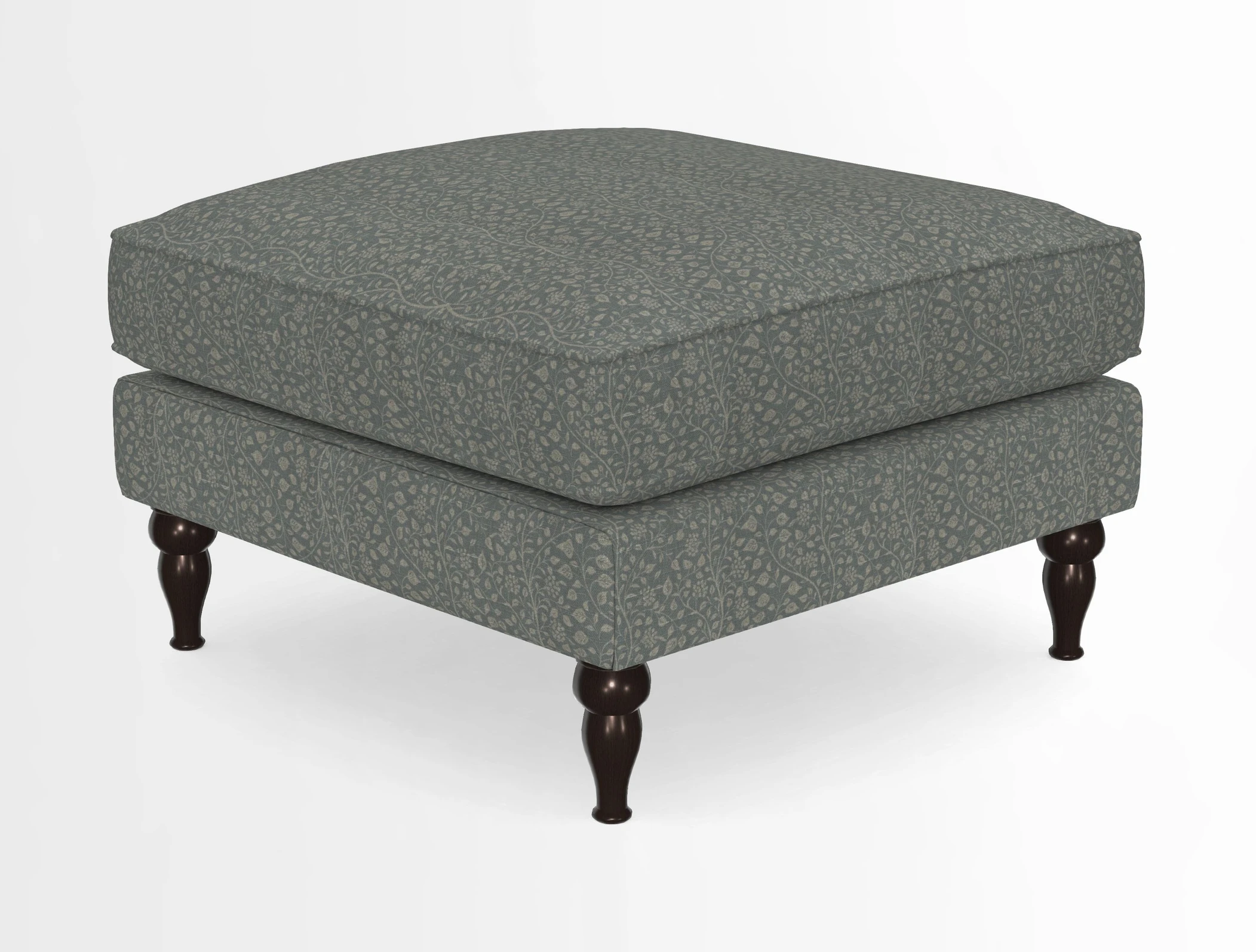 Cooksbridge Standard Footstool in Two Tone Plain Biscuit