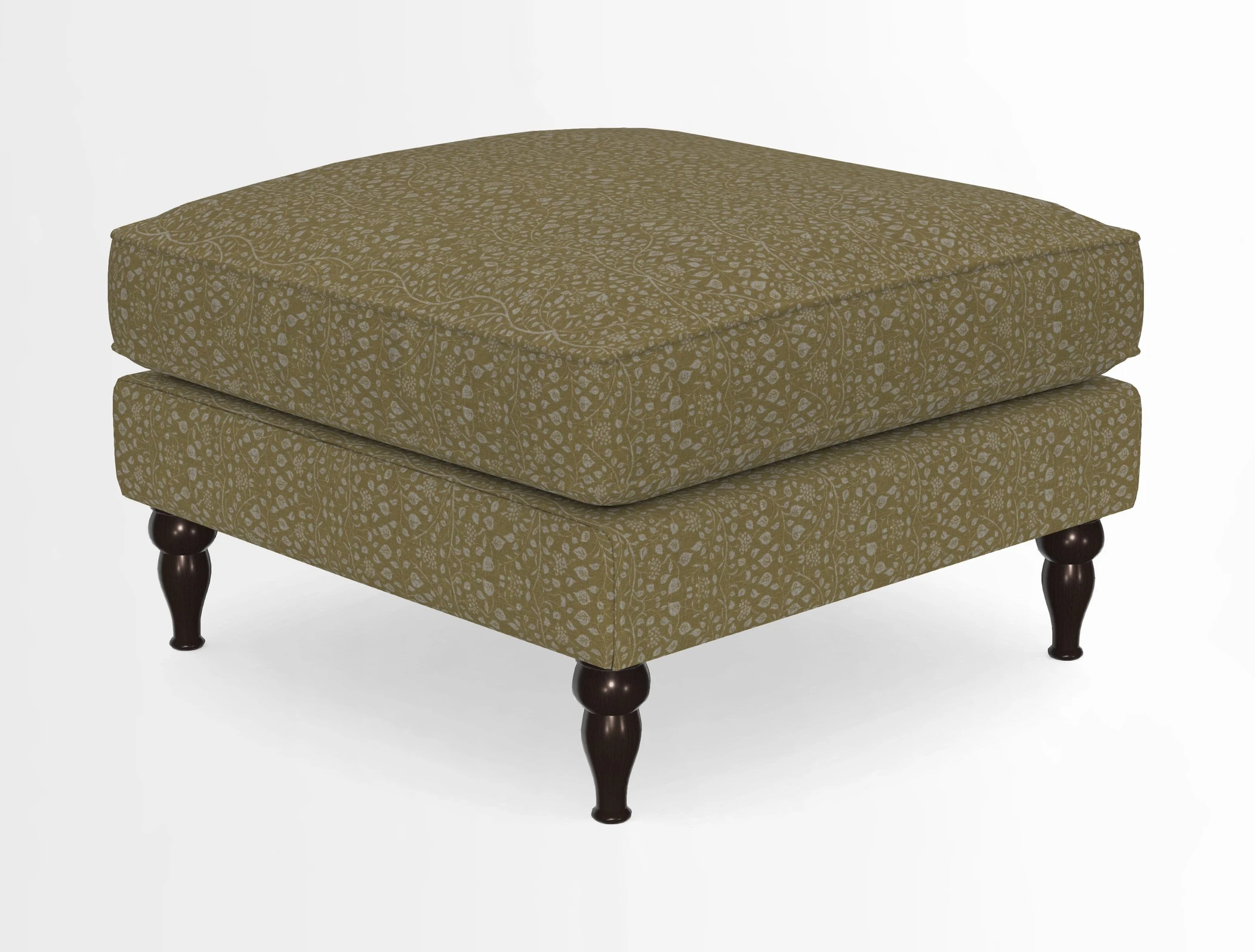 Cooksbridge Standard Footstool in Two Tone Plain Biscuit