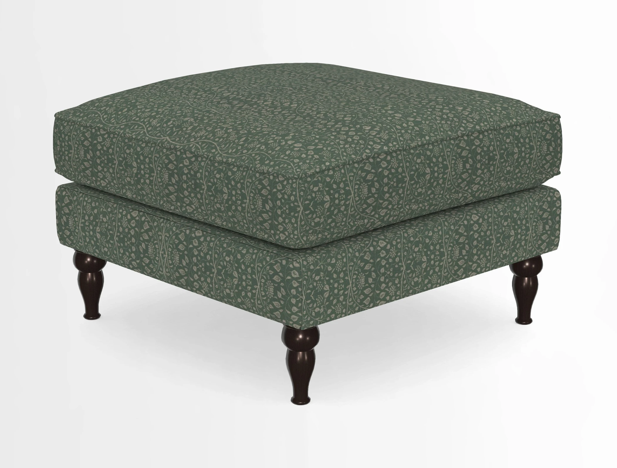 Cooksbridge Standard Footstool in Two Tone Plain Biscuit