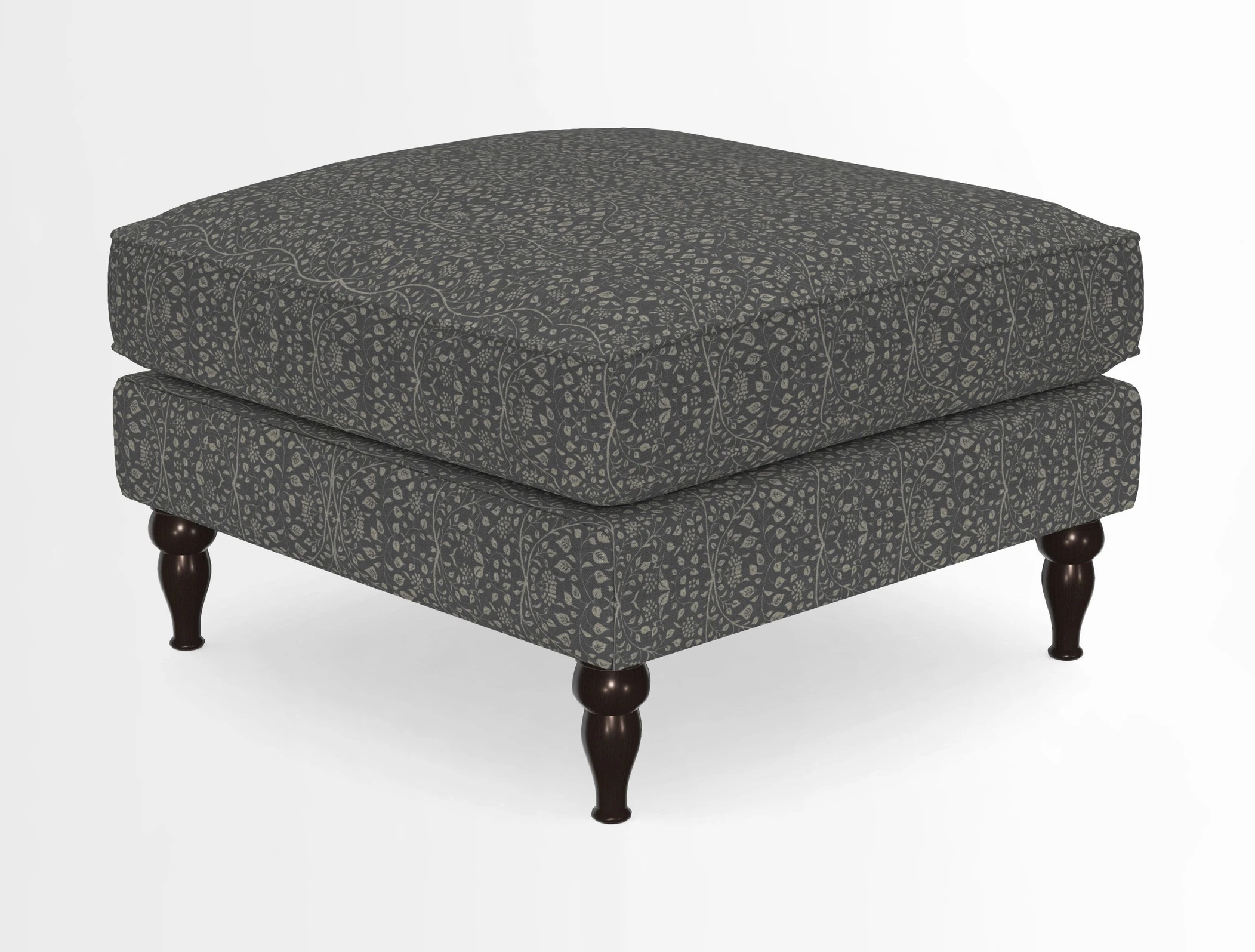 Cooksbridge Standard Footstool in Two Tone Plain Biscuit