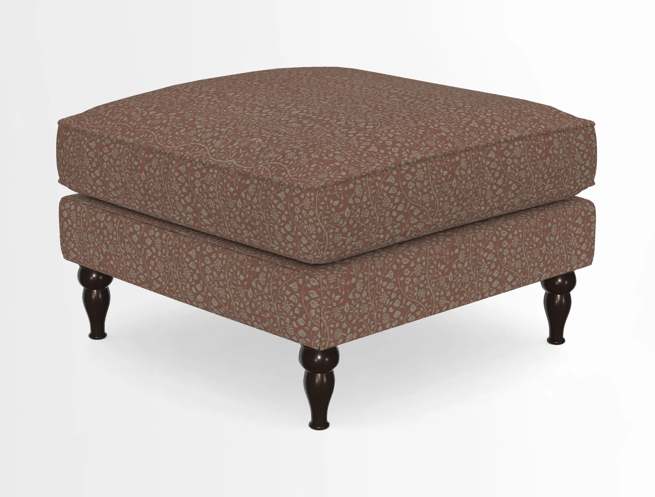 Cooksbridge Standard Footstool in Two Tone Plain Biscuit