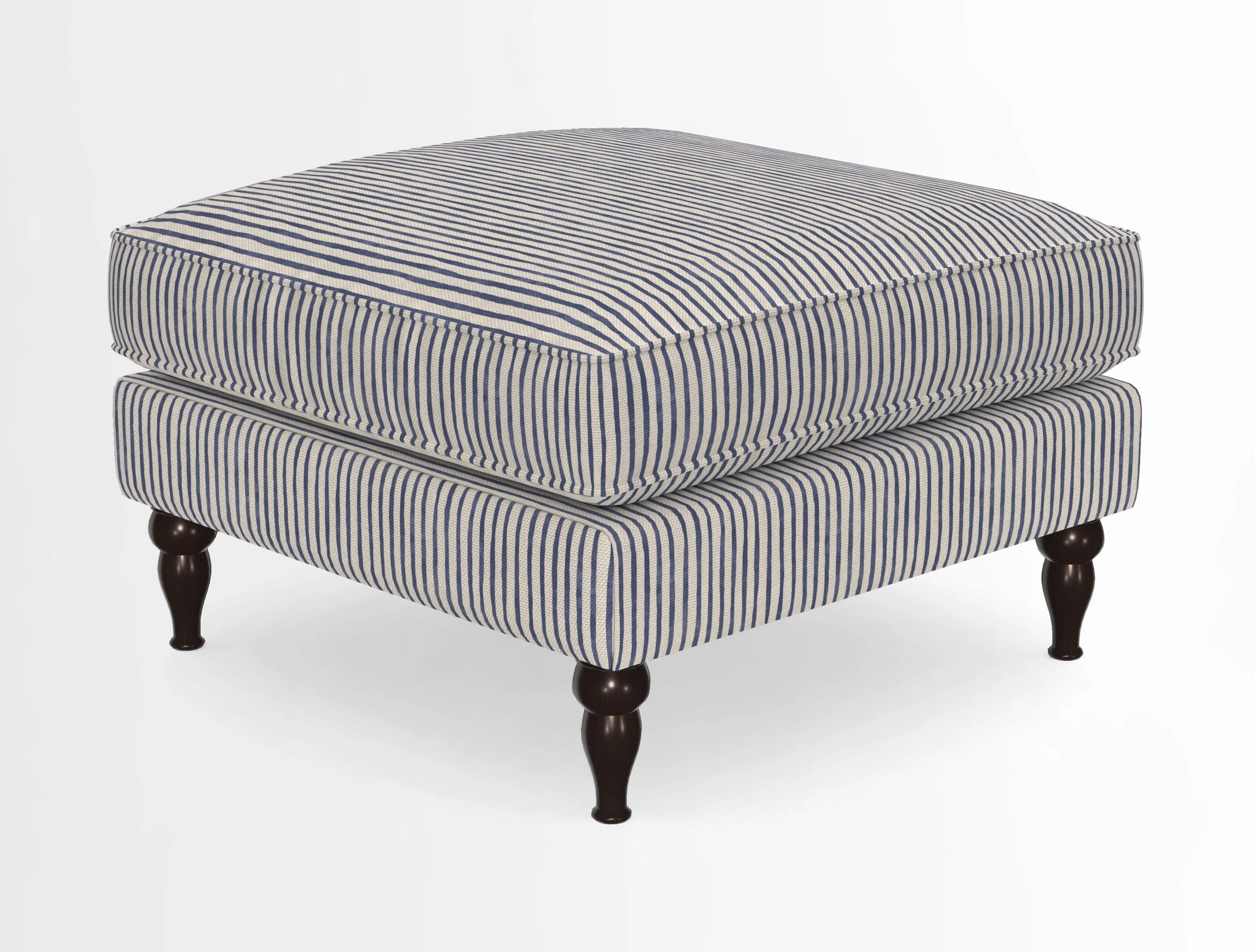 Cooksbridge Standard Footstool in Two Tone Plain Biscuit