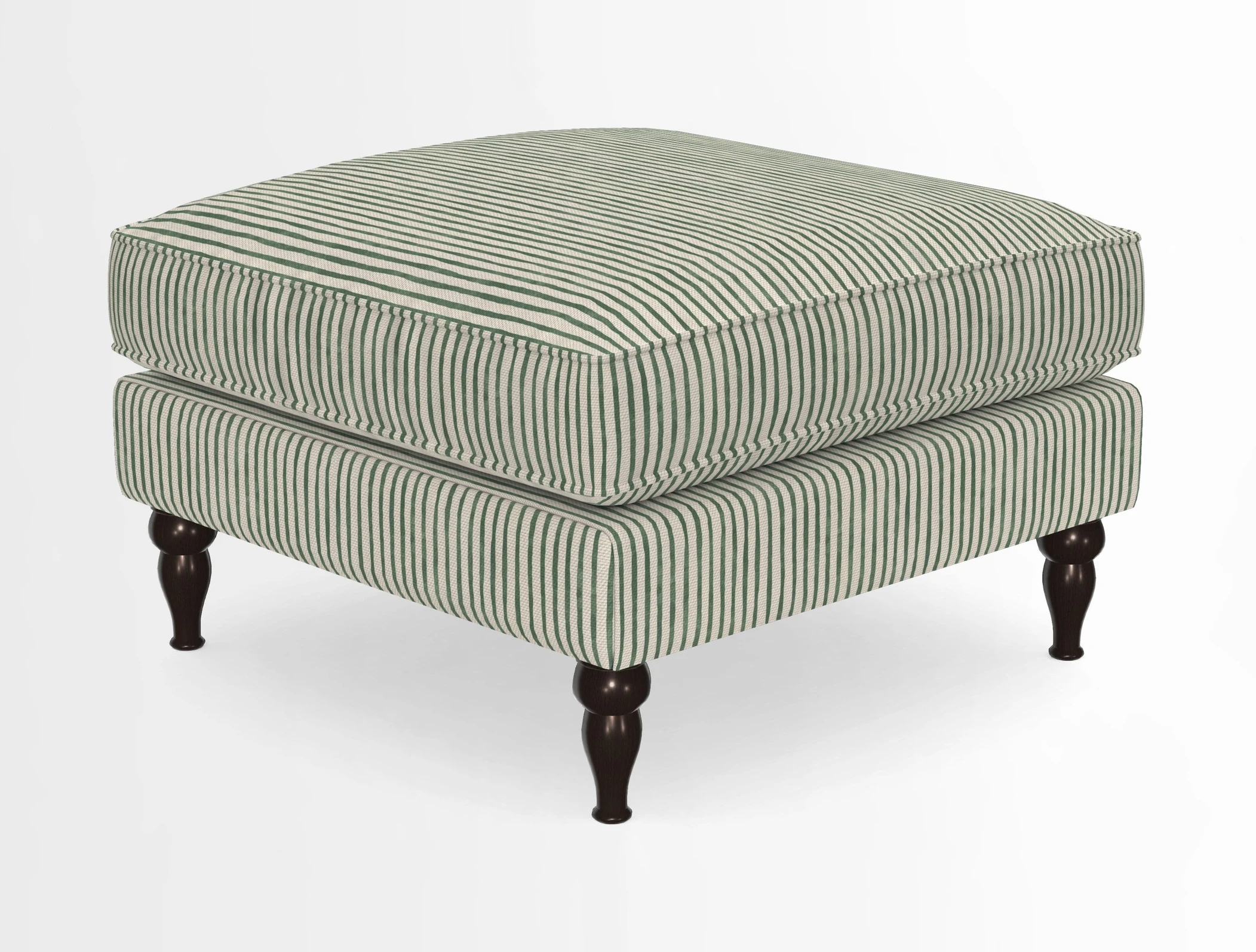 Cooksbridge Standard Footstool in Two Tone Plain Biscuit