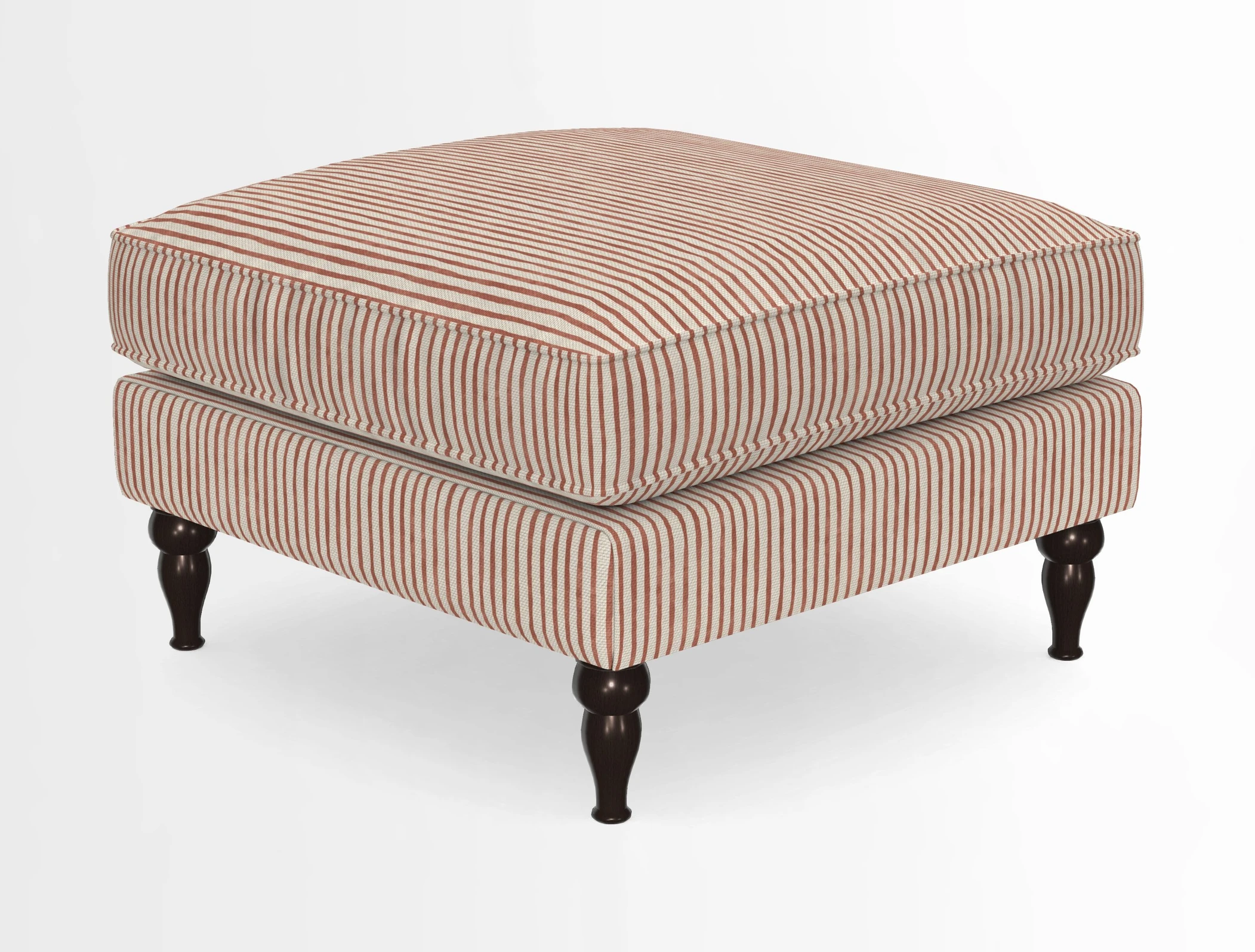 Cooksbridge Standard Footstool in Two Tone Plain Biscuit