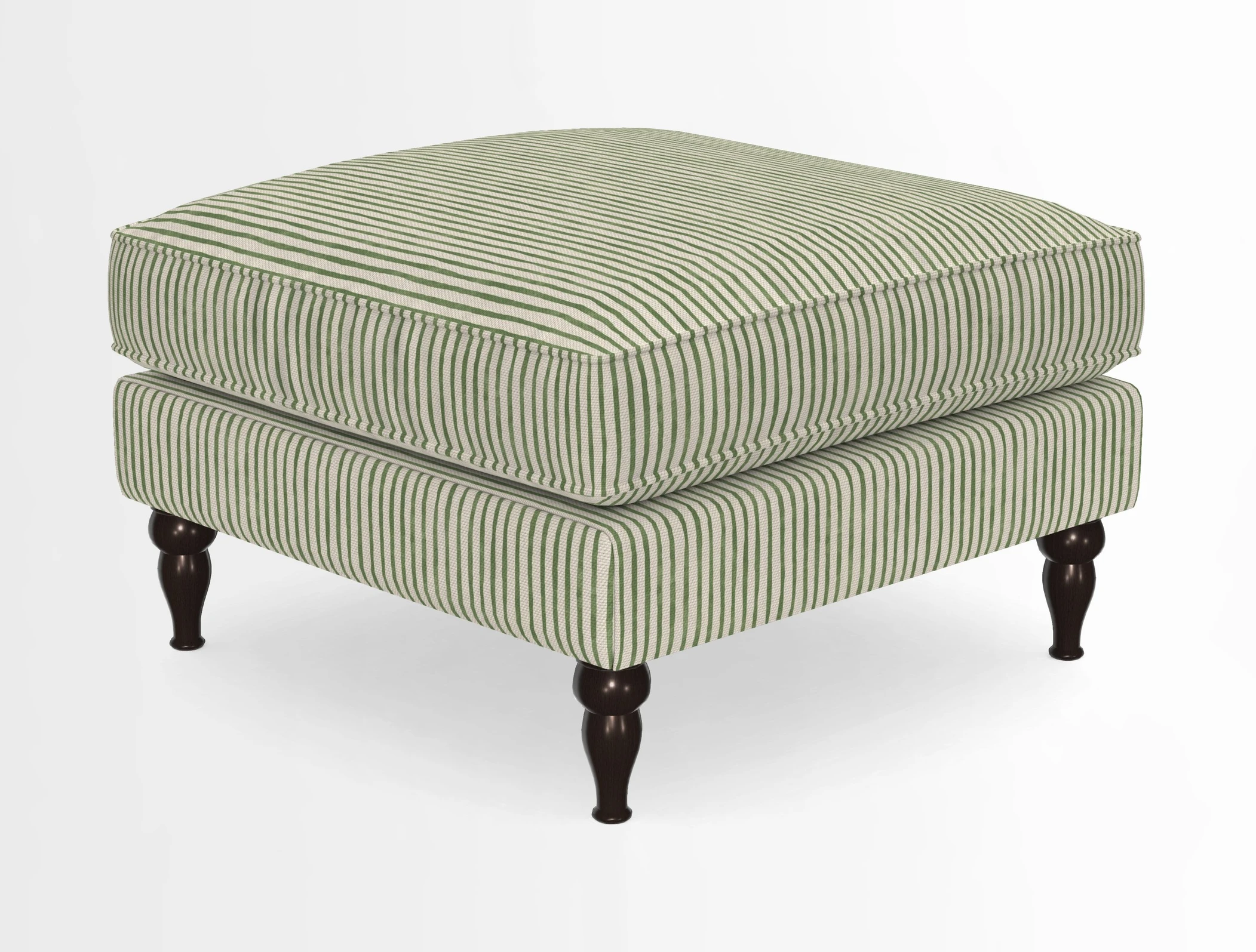 Cooksbridge Standard Footstool in Two Tone Plain Biscuit
