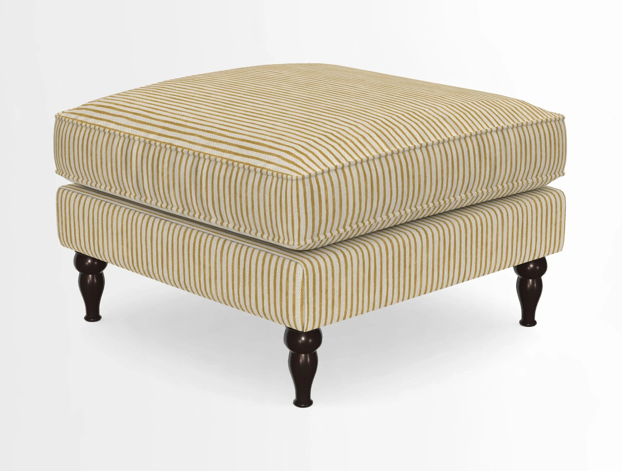Cooksbridge Standard Footstool in Two Tone Plain Biscuit