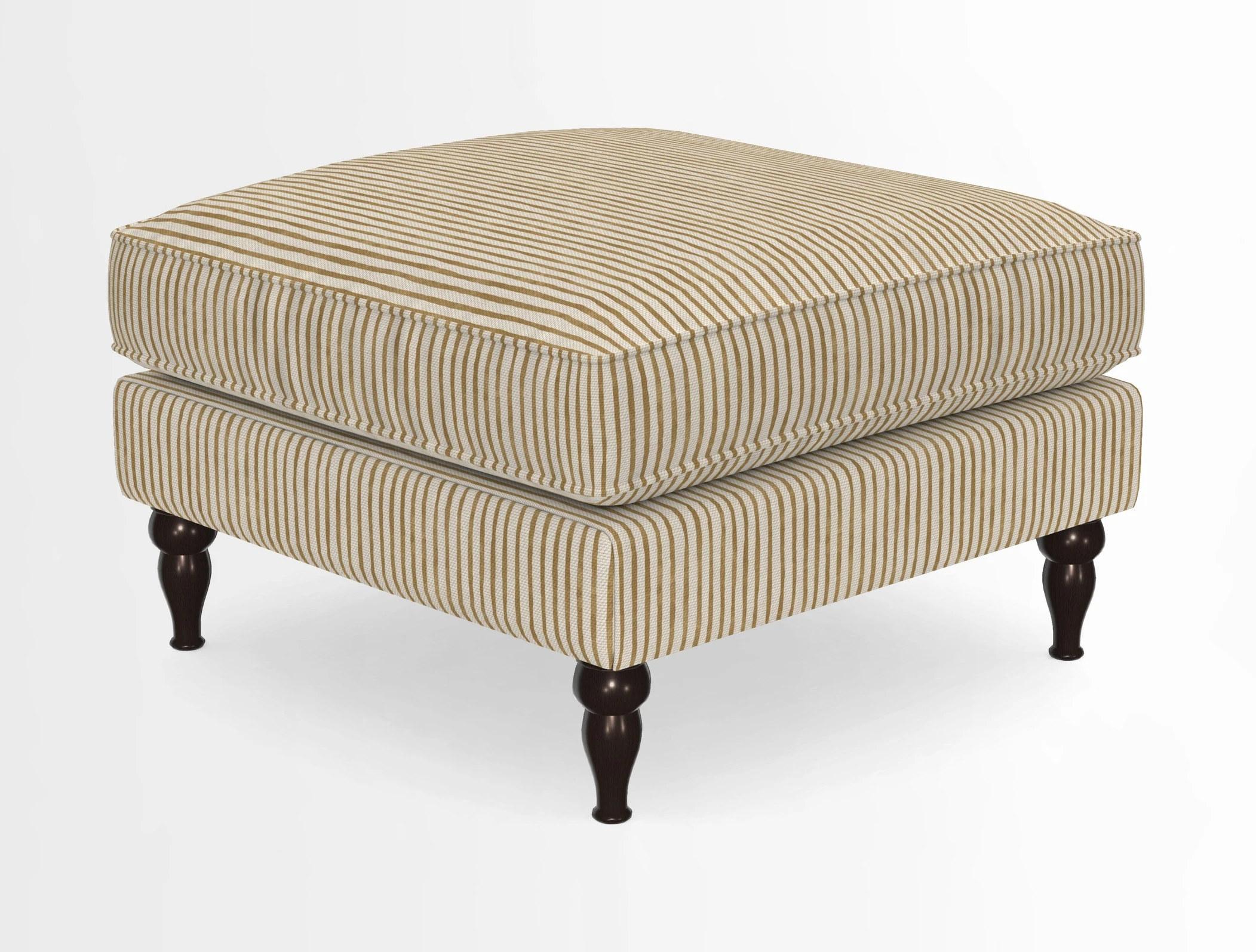 Cooksbridge Standard Footstool in Two Tone Plain Biscuit
