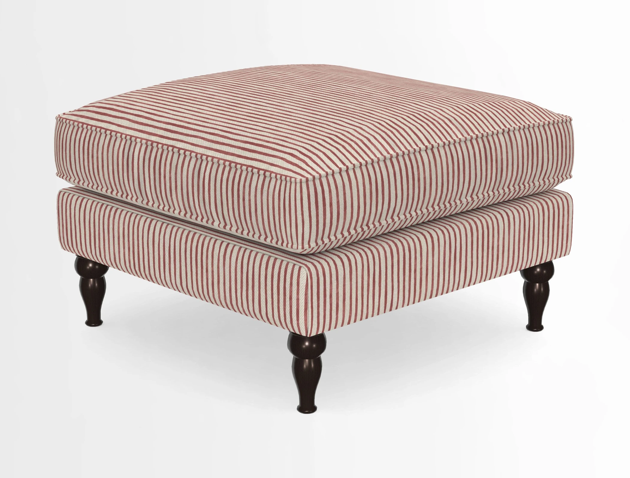 Cooksbridge Standard Footstool in Two Tone Plain Biscuit