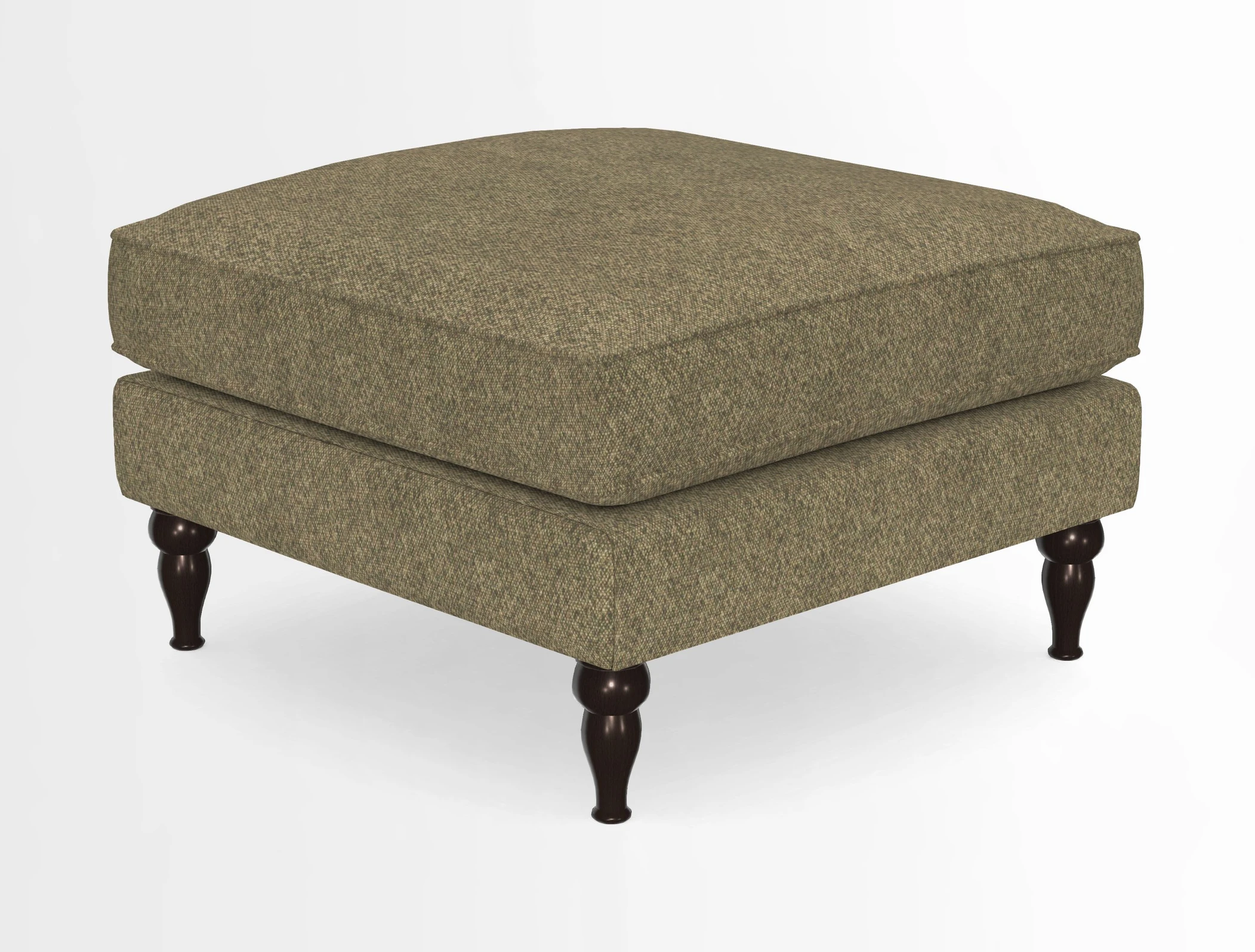 Cooksbridge Standard Footstool in Two Tone Plain Biscuit