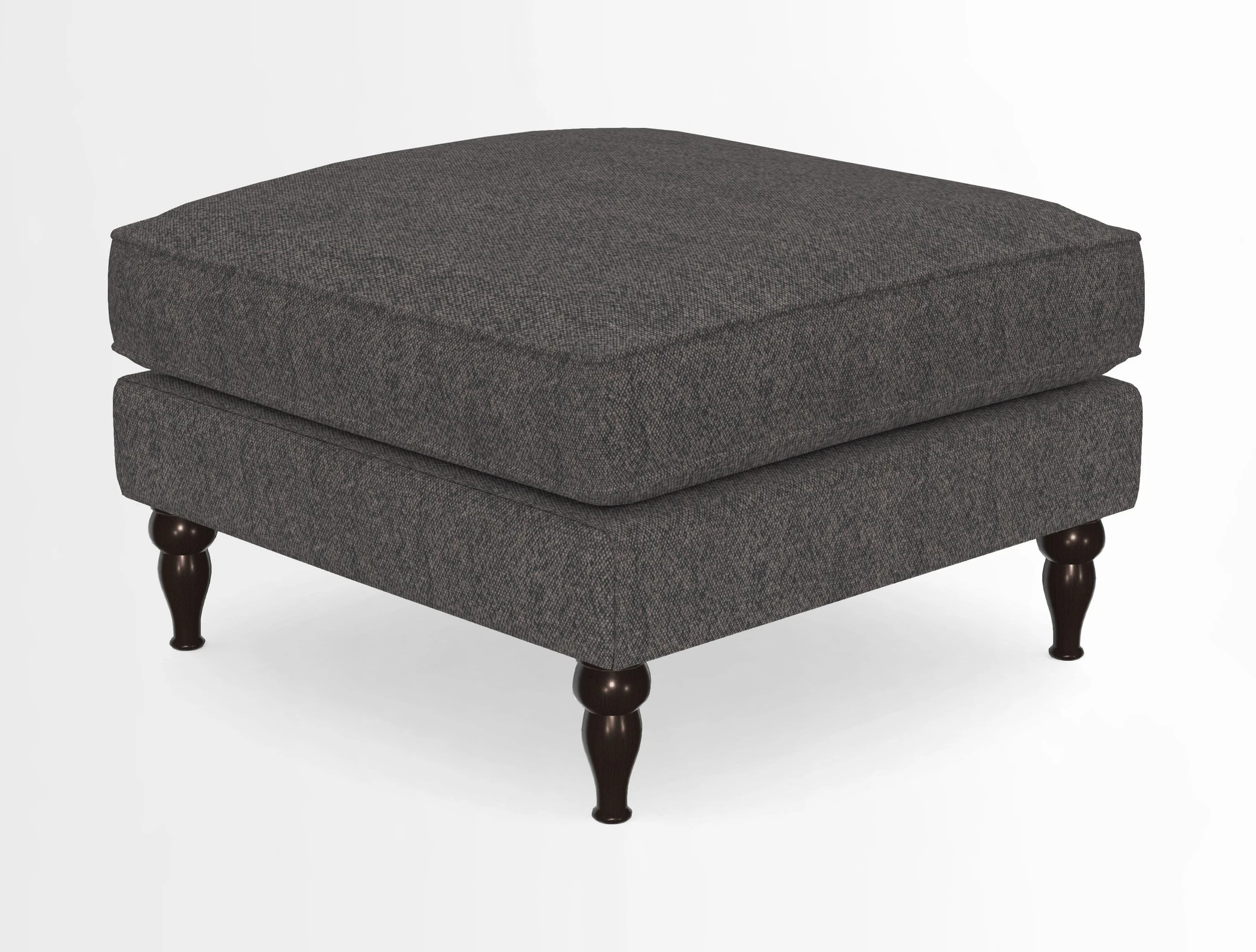 Cooksbridge Standard Footstool in Two Tone Plain Biscuit