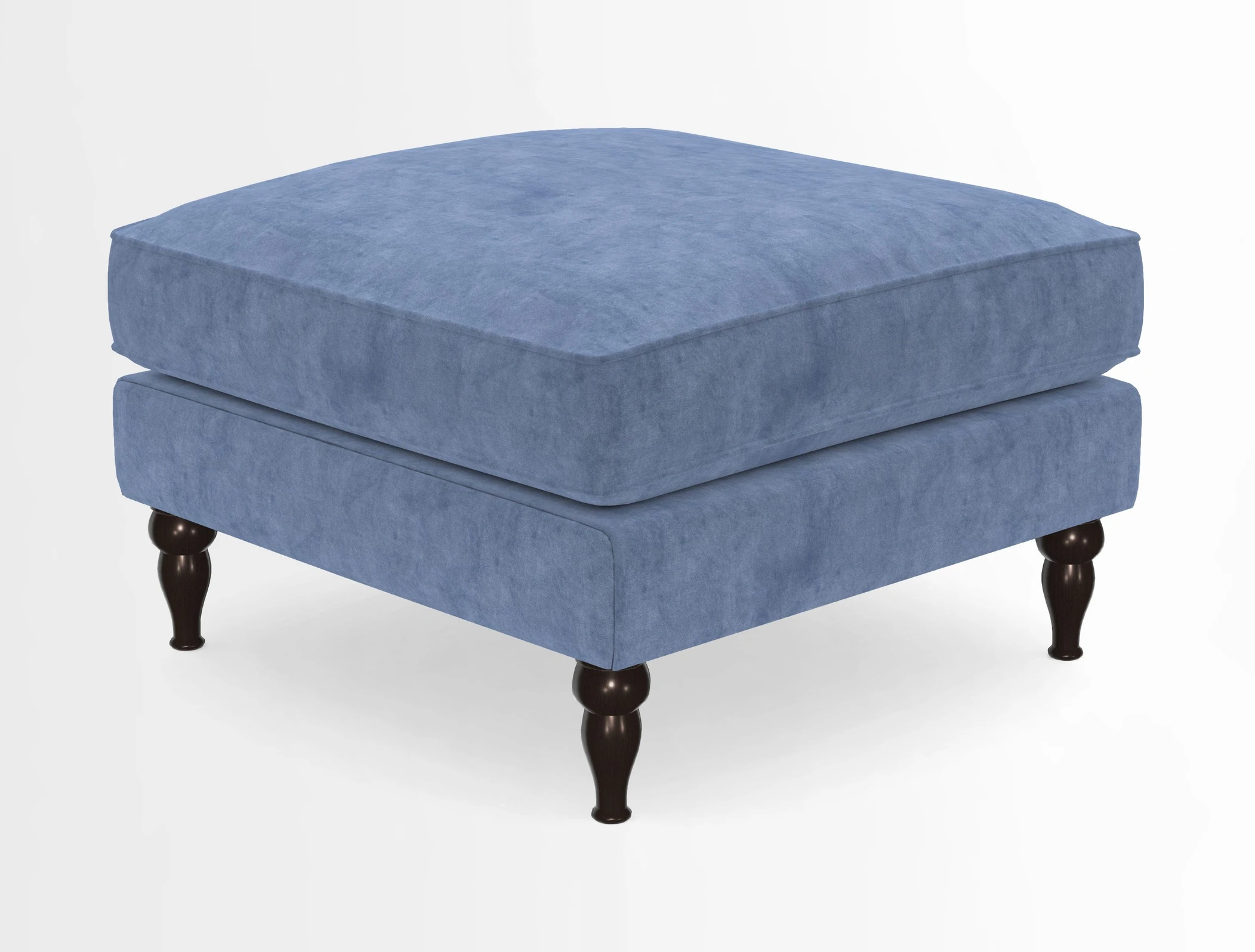 Cooksbridge Standard Footstool in Two Tone Plain Biscuit
