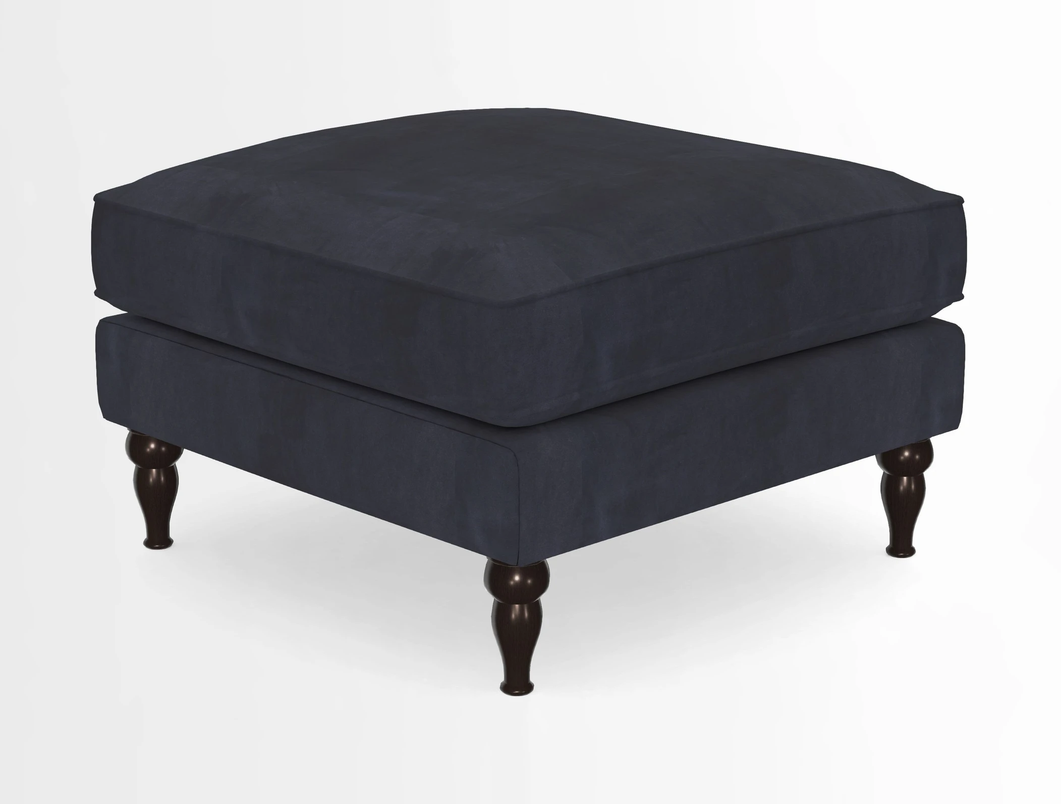 Cooksbridge Standard Footstool in Two Tone Plain Biscuit