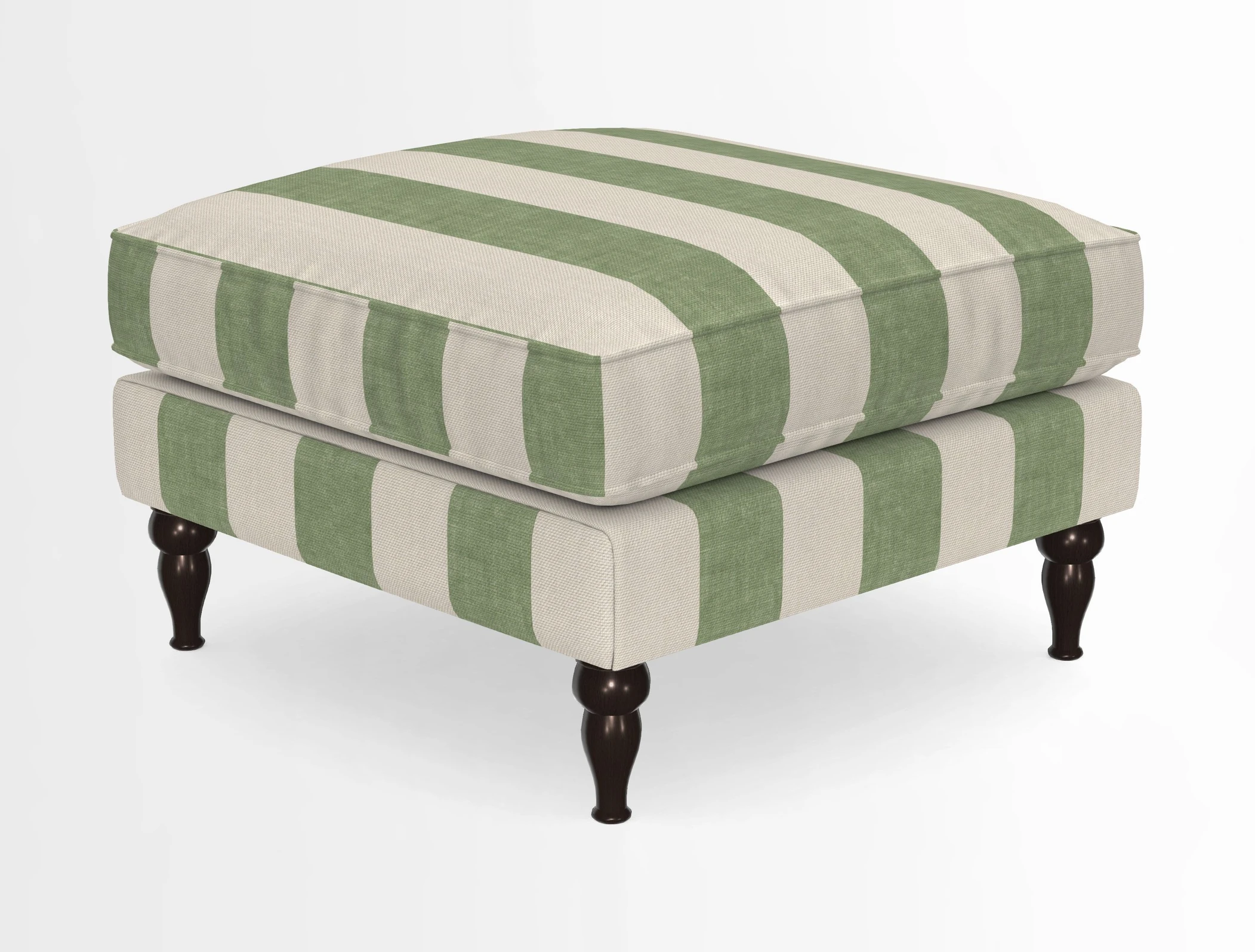 Cooksbridge Standard Footstool in Two Tone Plain Biscuit