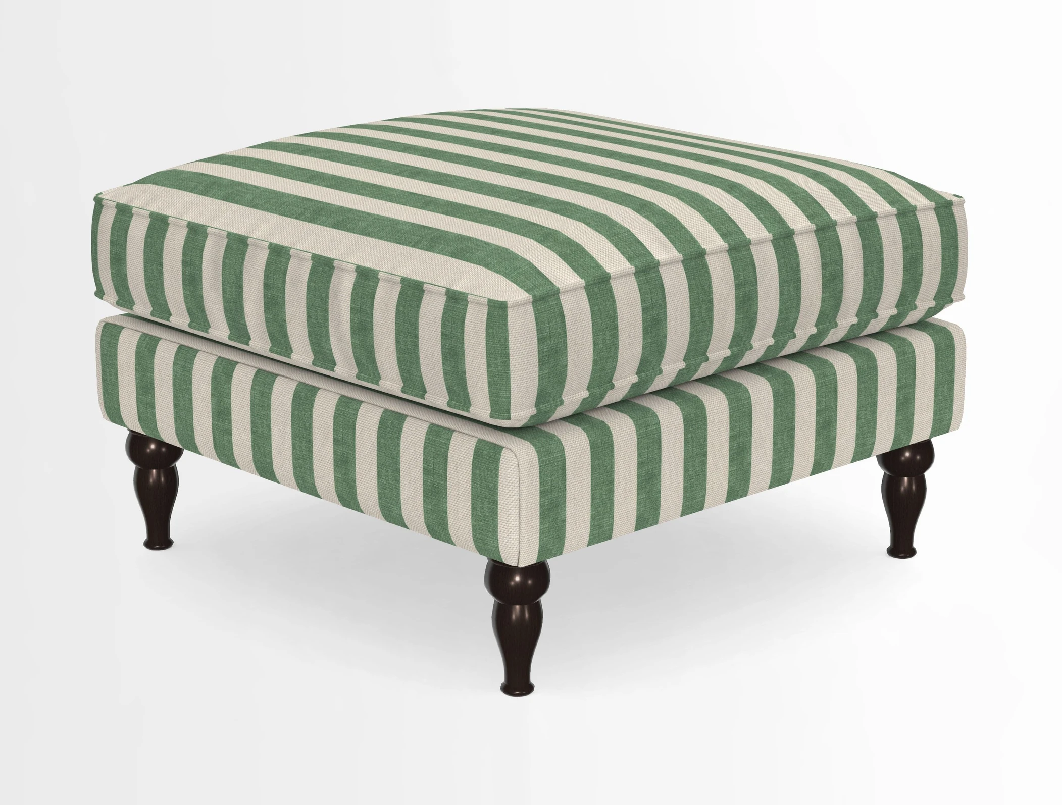 Cooksbridge Standard Footstool in Two Tone Plain Biscuit